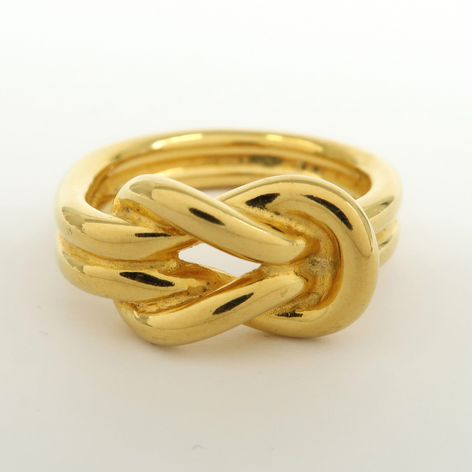HERMES Atame Metal Scarf Ring Scarf Charm Gold