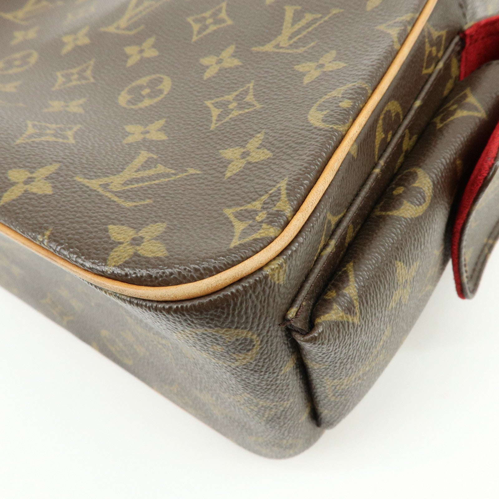 Louis Vuitton Monogram Excentri Cite Canvas Hand Bag Brown M51161