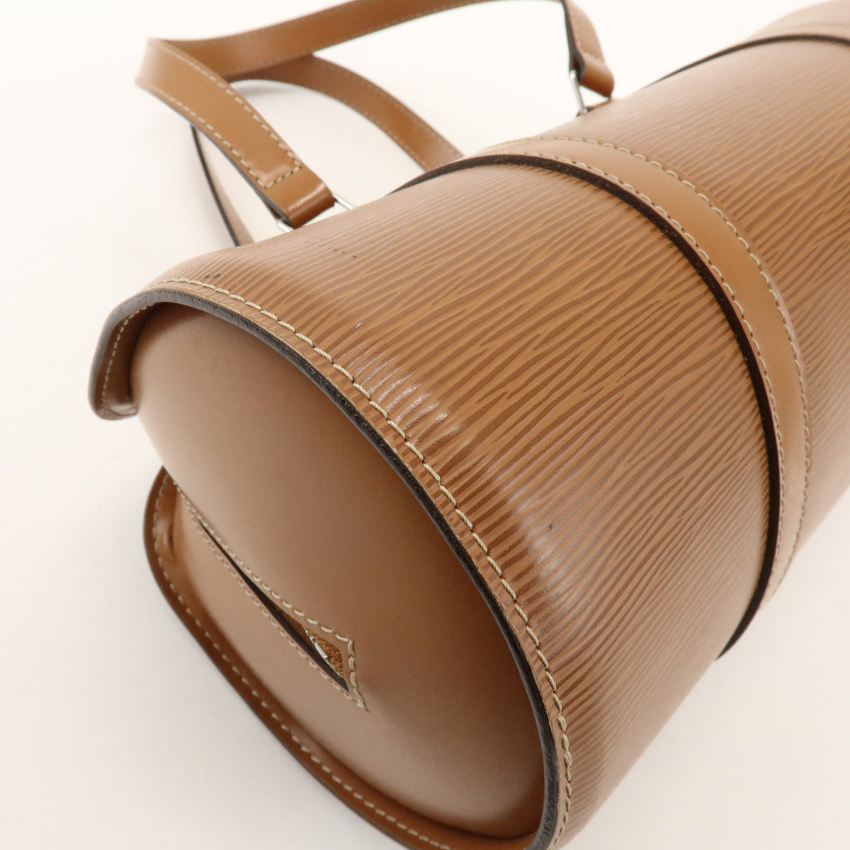 Louis Vuitton Epi Soufflot Leather Shoulder Hand Bag Canelle M52861