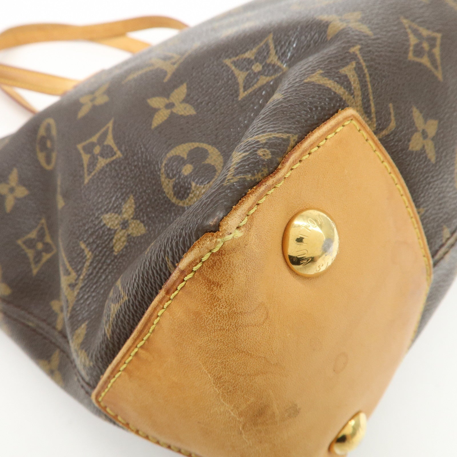 Louis Vuitton Monogram Wilshire MM Tote Bag Brown M45644