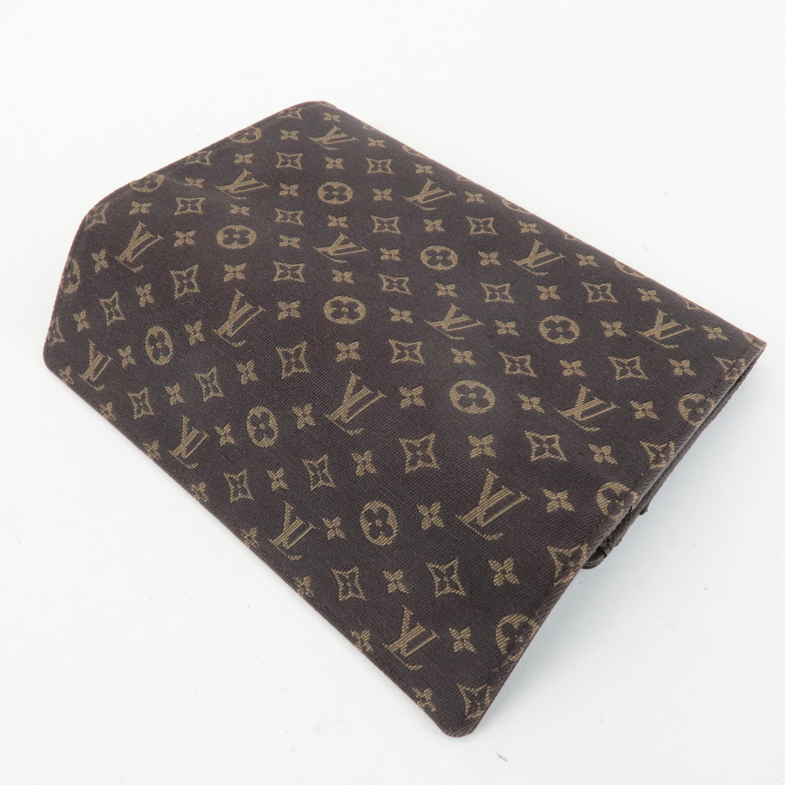 Louis Vuitton Monogram Mini Lin Portefeuille Sarah Long Wallet M95234 Used