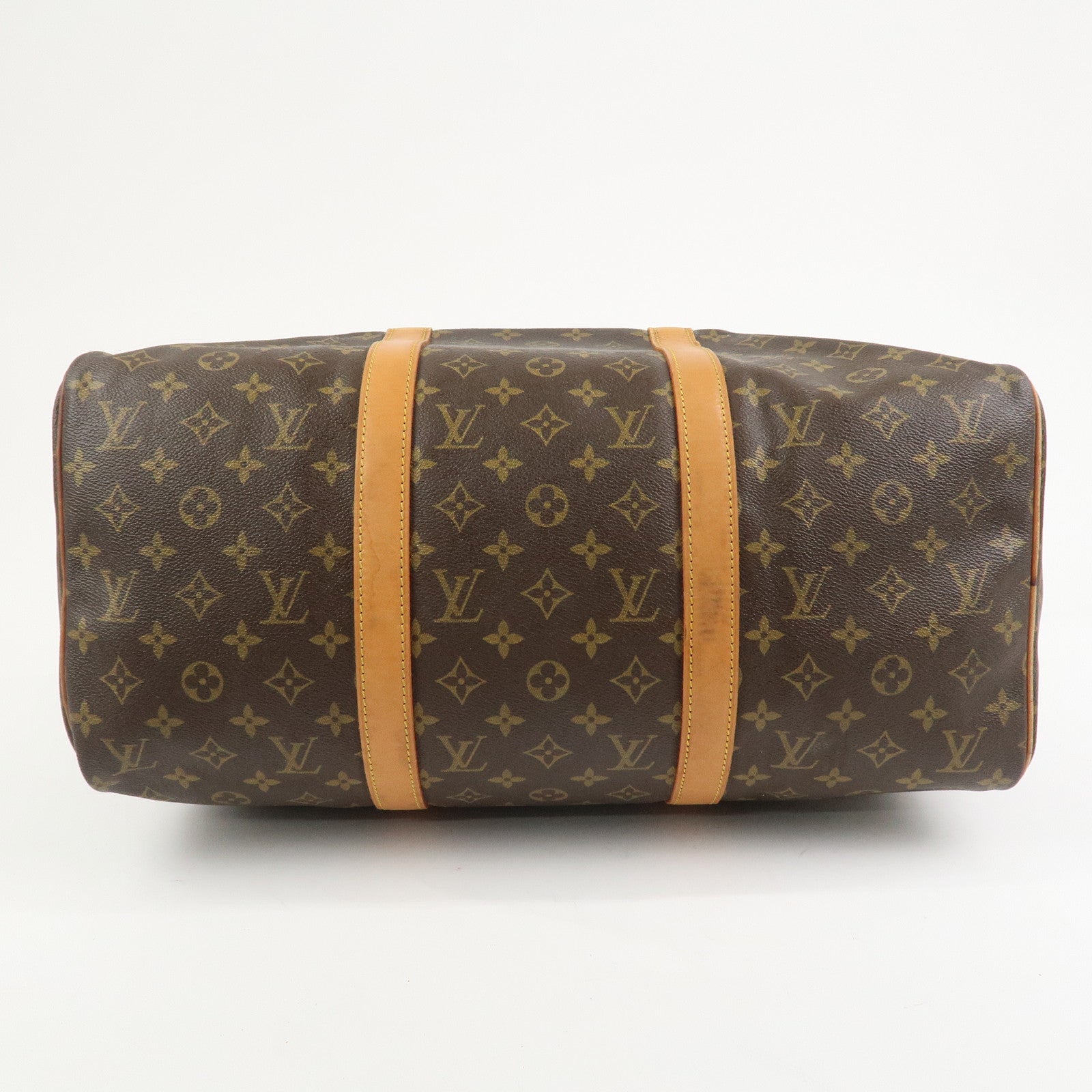Louis Vuitton Monogram Sac Souple 45 Boston Bag Brown M41624