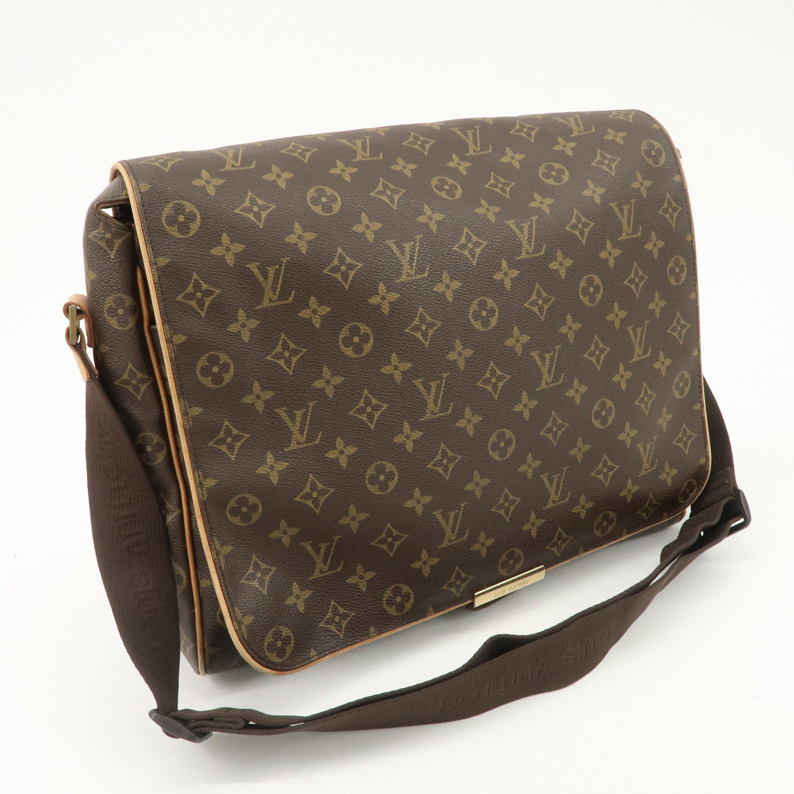 Louis Vuitton Monogram Abbesses Messenger Bag Shoulder Bag M45257 Used