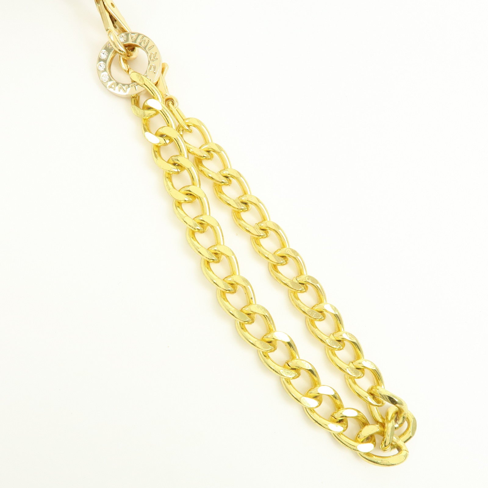 ANTEPRIMA Set of 4 PVC Wire Hand Bag Pouch Bag Charm Silver Gold