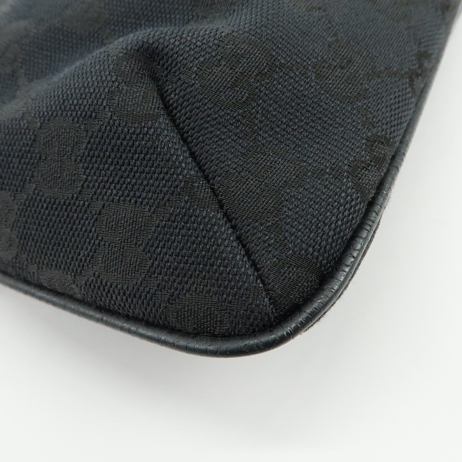 GUCCI Sherry Leather Shoulder Bag Crossbody Bag Black 189749