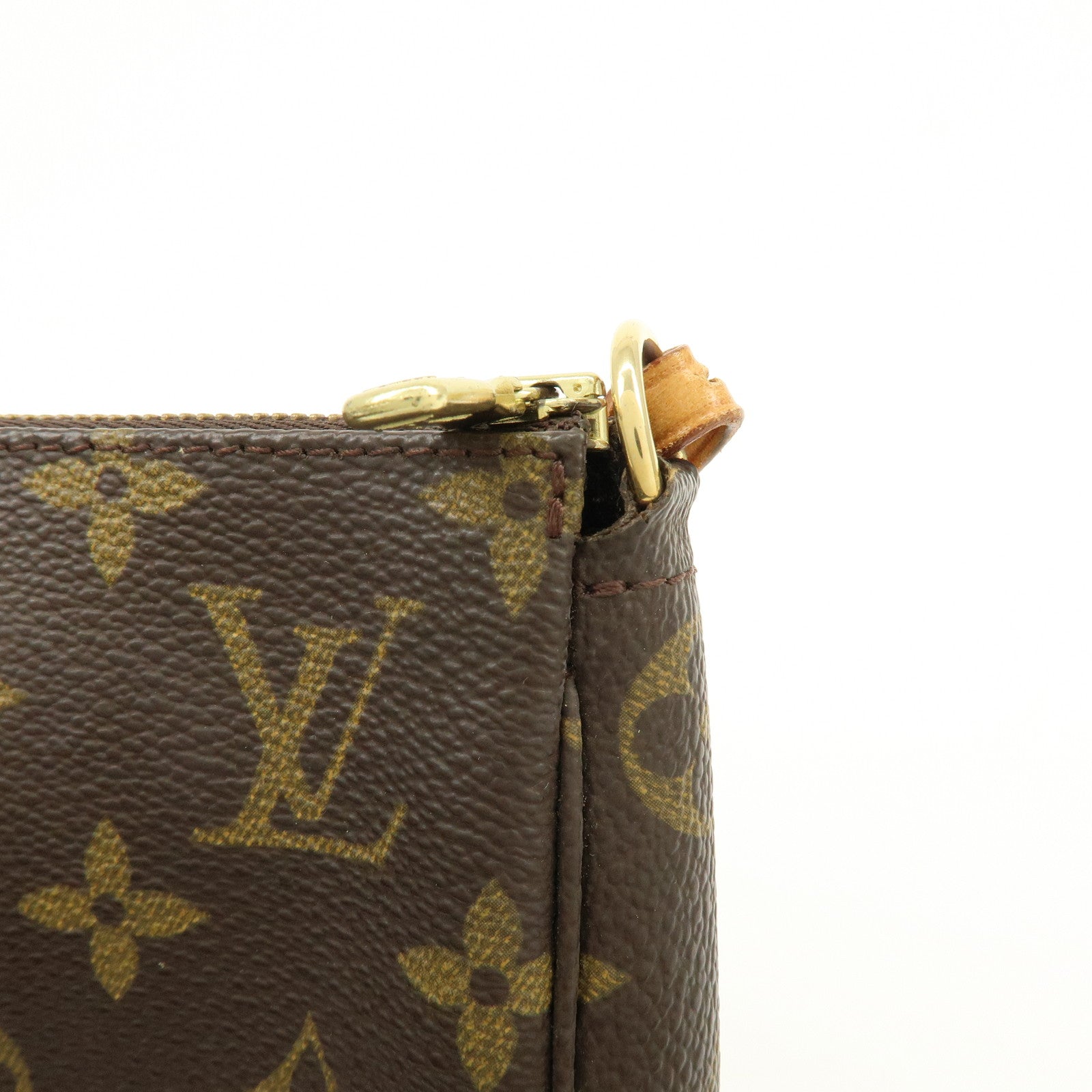 Louis Vuitton Monogram Pochette Accessoires Pouch Hand Bag M51980