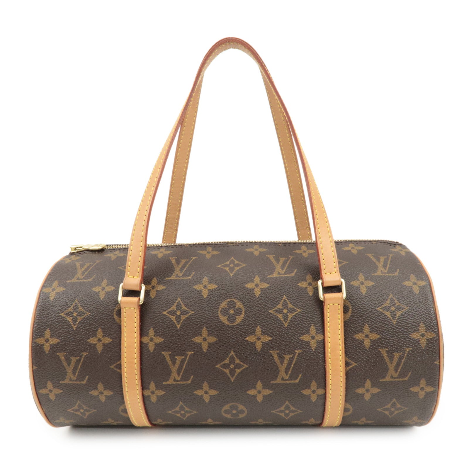 Louis Vuitton Monogram Canvas Leather Papillon 30 Brown M51385 Used