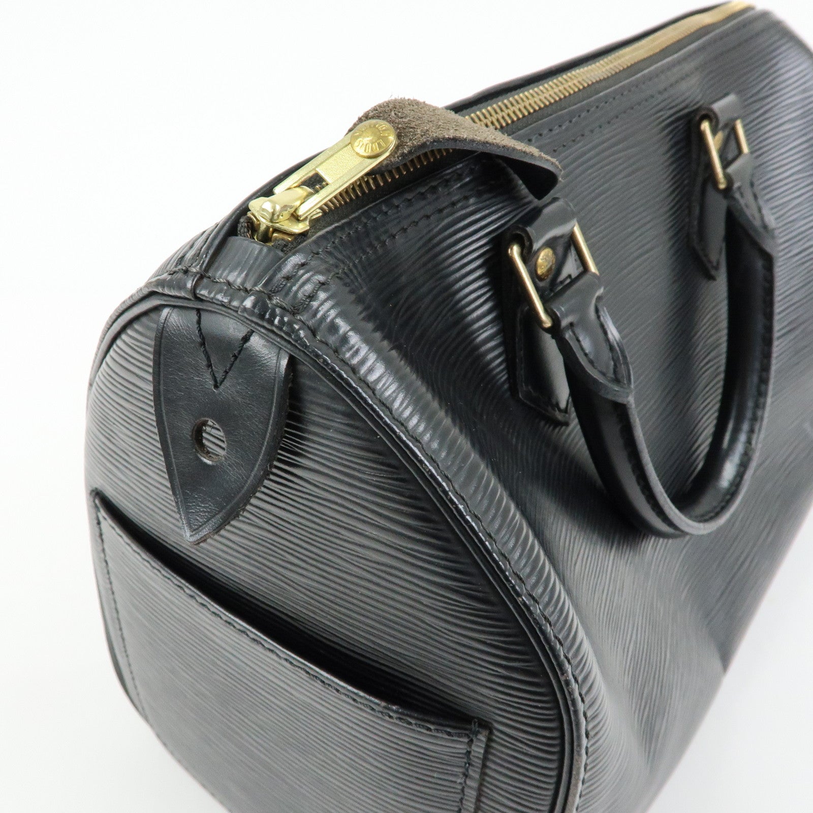 Louis Vuitton Epi Speedy 25 Boston Bag Hand Bag Noir Black M43012