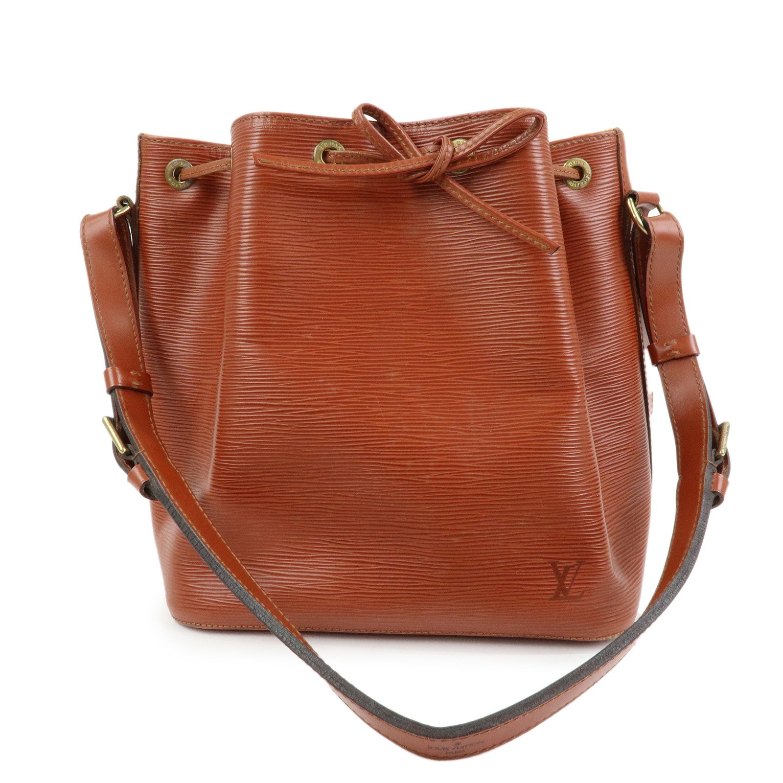 Louis Vuitton Epi Petit Noe Shoulder Bag Kenya Brown M44103