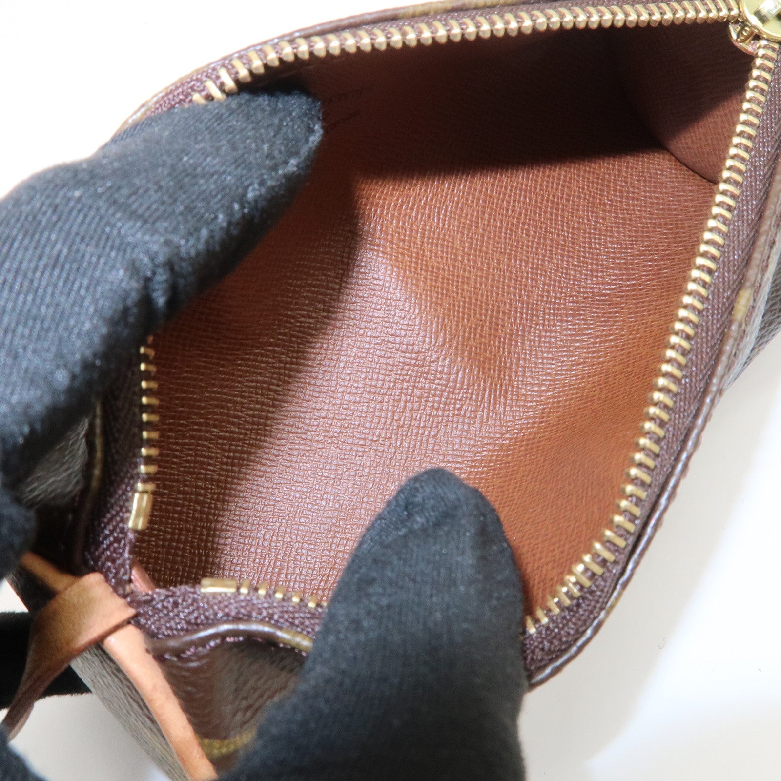 Louis Vuitton Monogram Mini Pouch for Papillon Bag New Style Brown