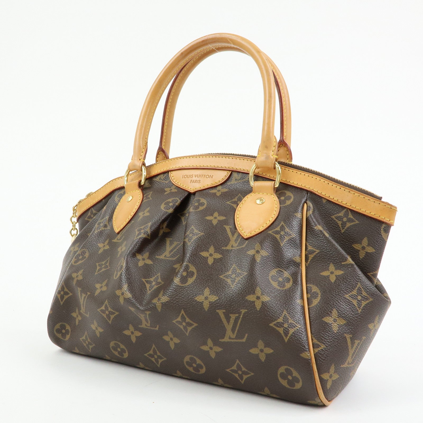 Louis Vuitton Monogram Tivoli PM Hand Bag Shoulder Bag Brown M40143