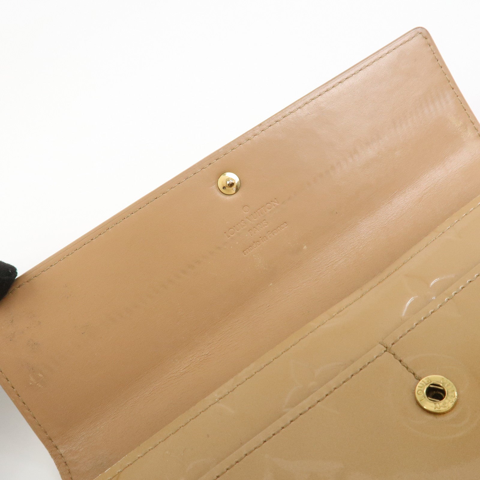 Louis Vuitton Monogram Vernis Leather Portemonnaie Credit M91380