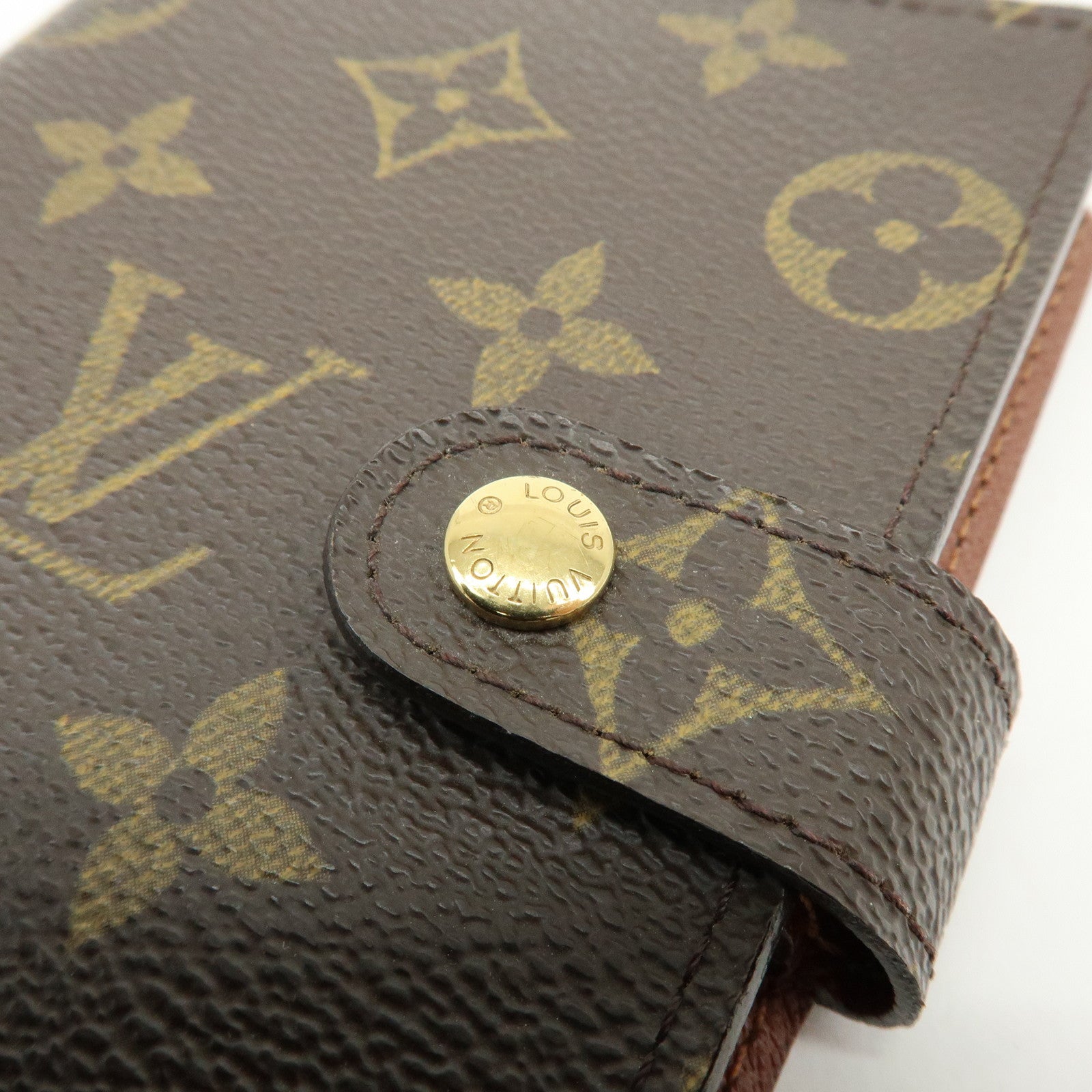Louis Vuitton Monogram Agenda PM Planner Cover Brown R20005