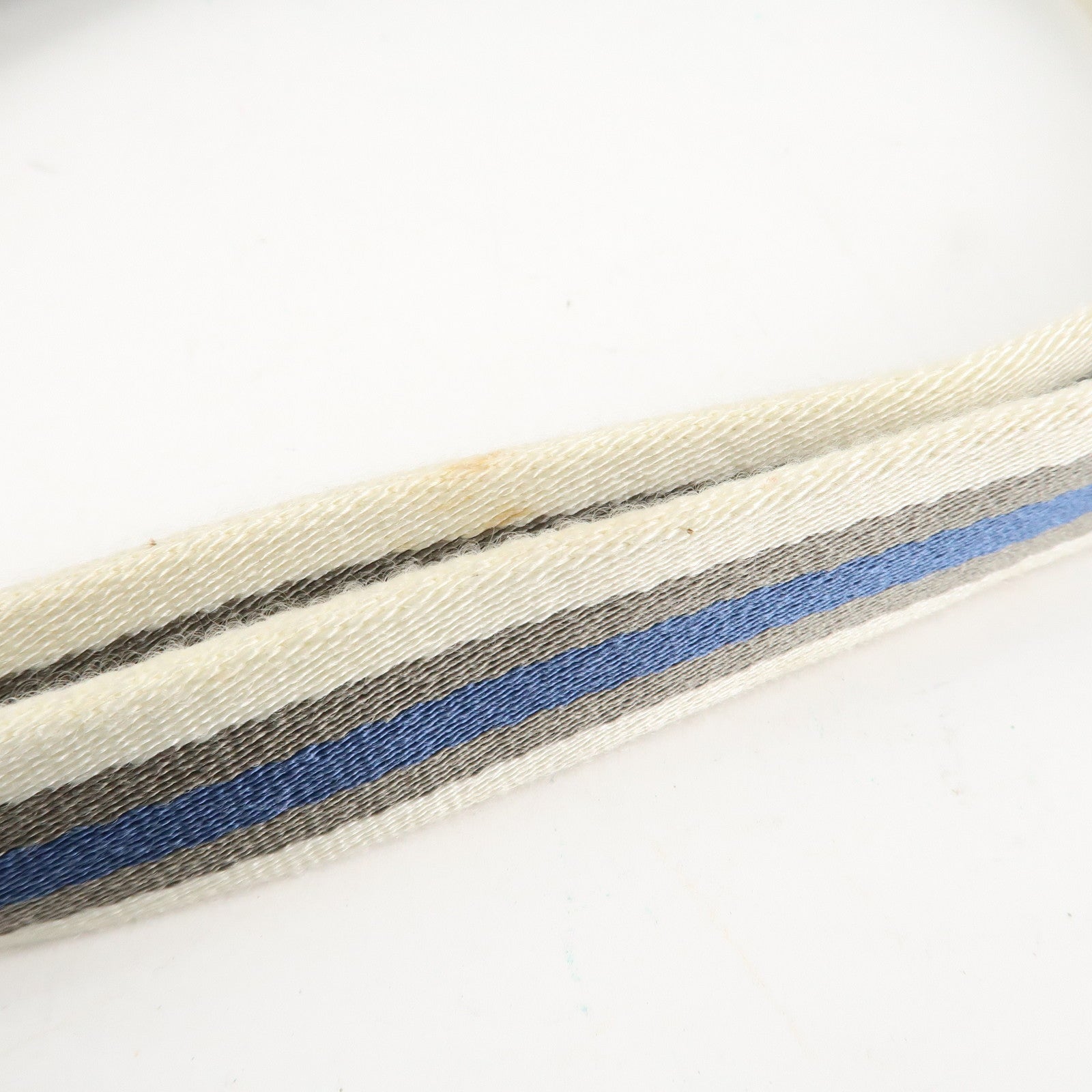 GUCCI Sherry GG Canvas Leather Shoulder Bag Silver 192756 Used