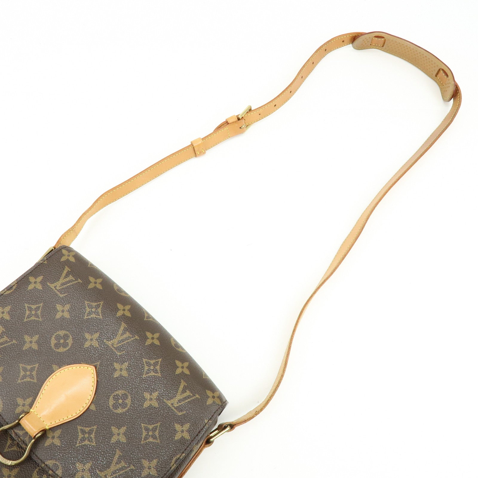 Louis Vuitton Monogram Saint Cloud GM Shoulder Bag Brown M51242