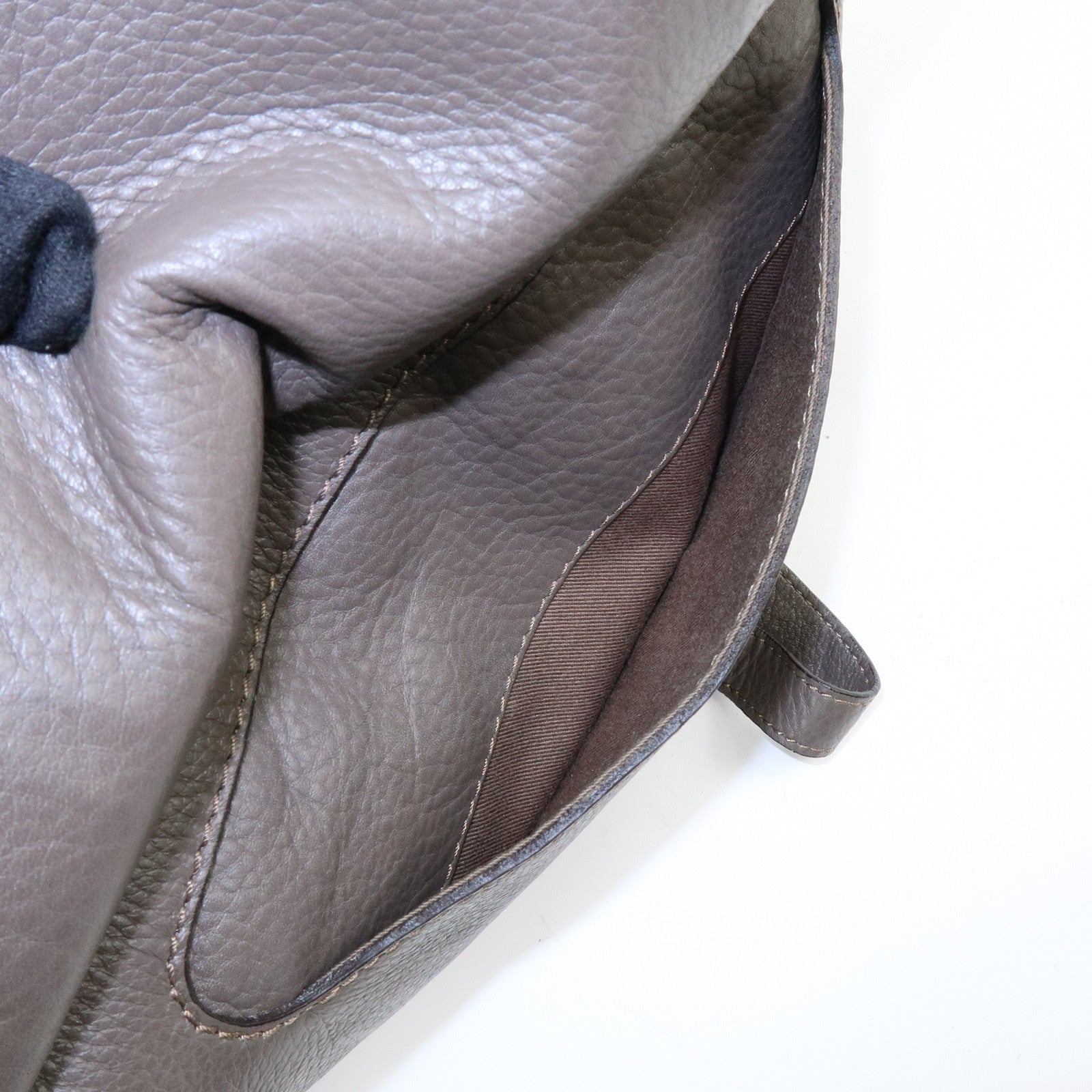 Chloe Marcie Leather 2Way Bag Shoulder Bag Hand Bag Greige