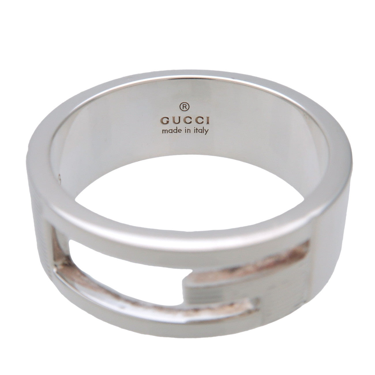 GUCCI Branded G Ring SV925 Silver #23 US10 EU62 HK22