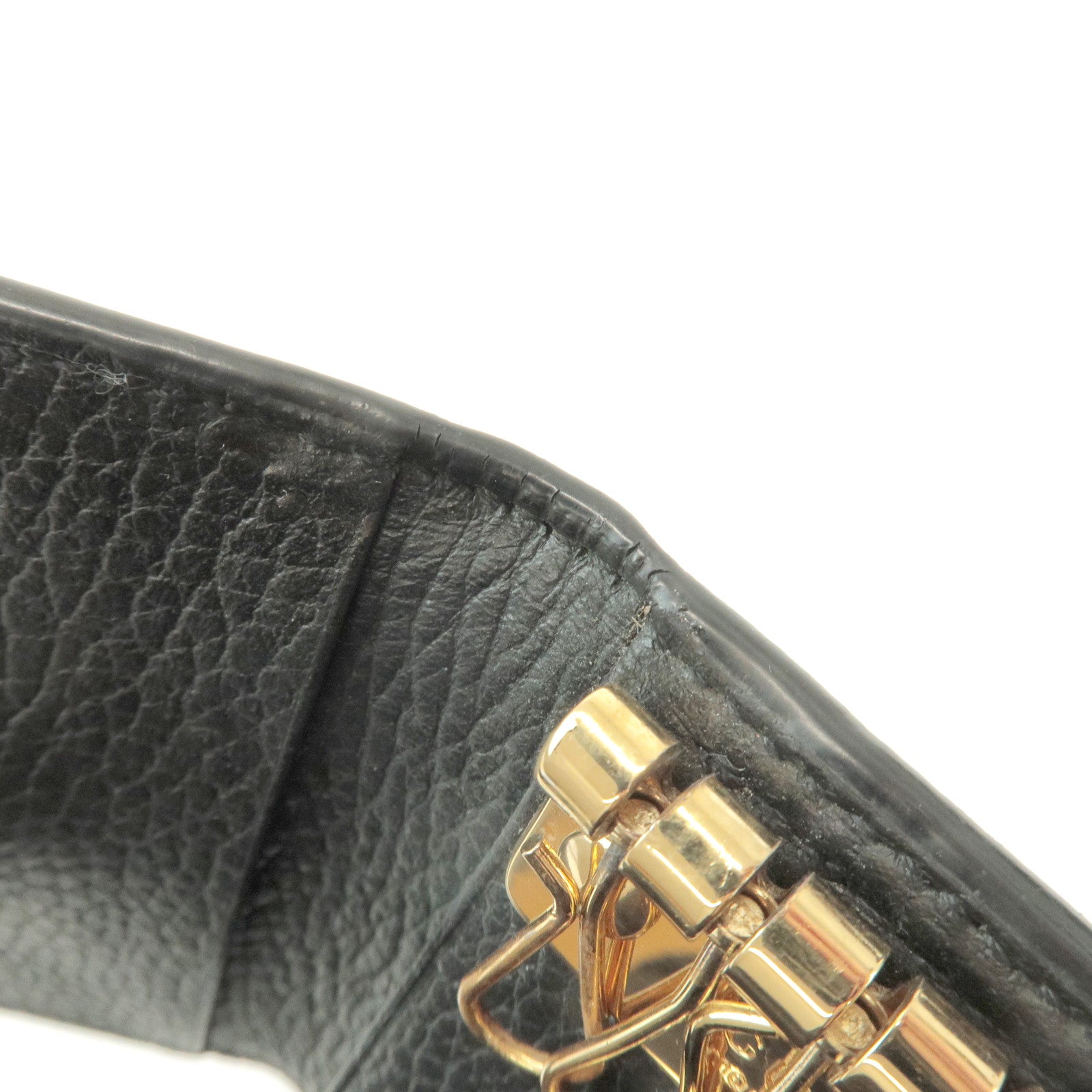 GUCCI GG Marmont GG Supreme 6 Rings Key Case Beige Black 456118