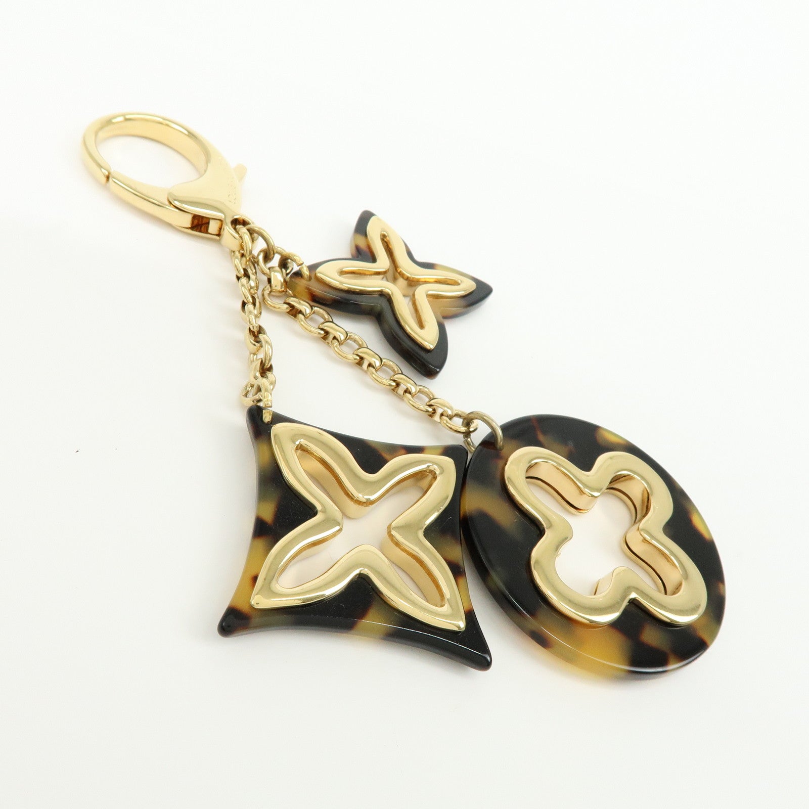 Louis Vuitton Bijou Sac Insolence Bag Charm Gold Brown M65087
