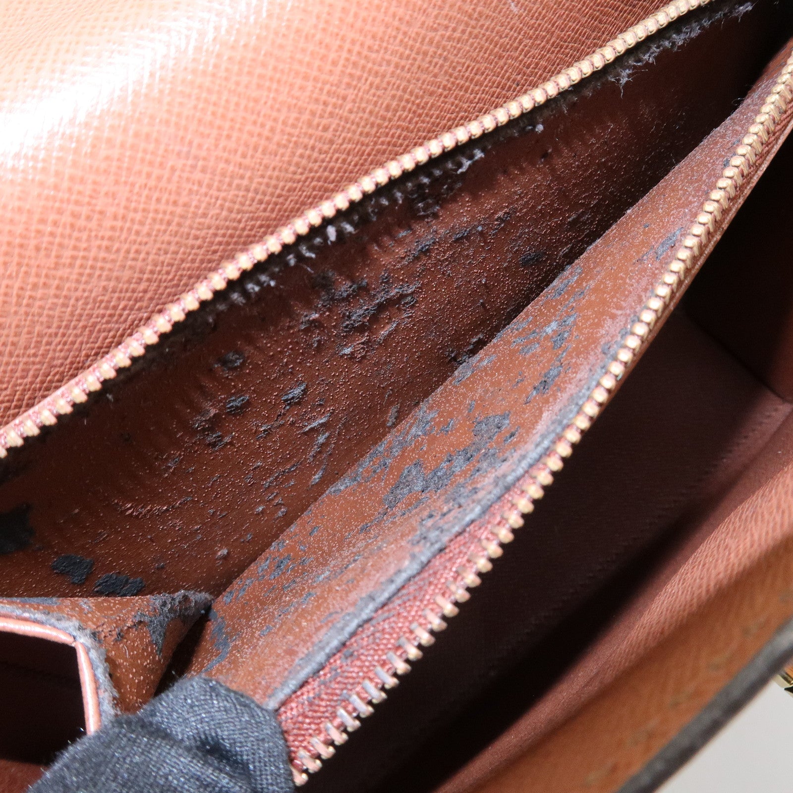 Louis Vuitton Monogram Canvas Malesherbes Hand Bag Brown M51379 Used