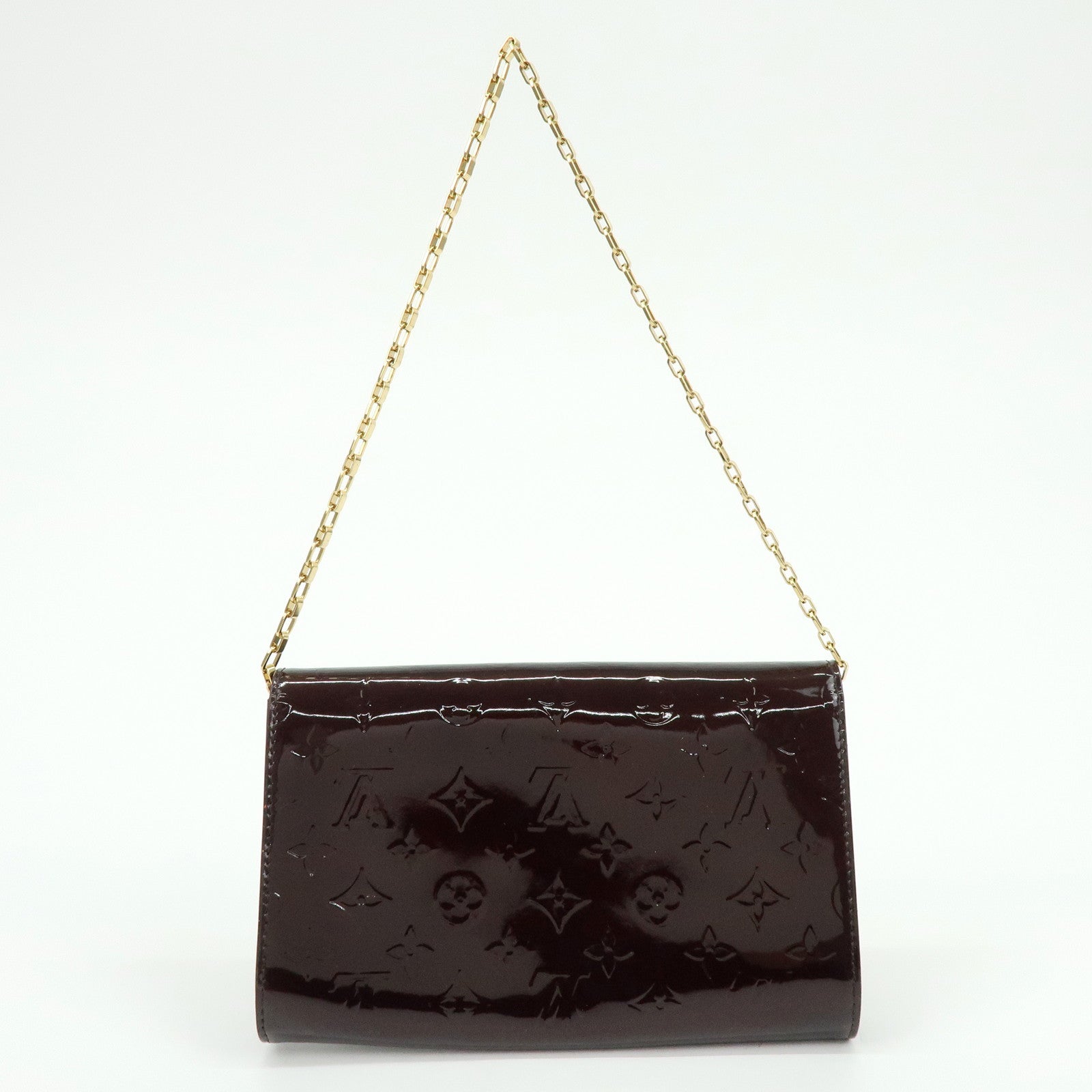 Louis Vuitton Monogram Vernis クラッチ アナ Style Amarante M90093