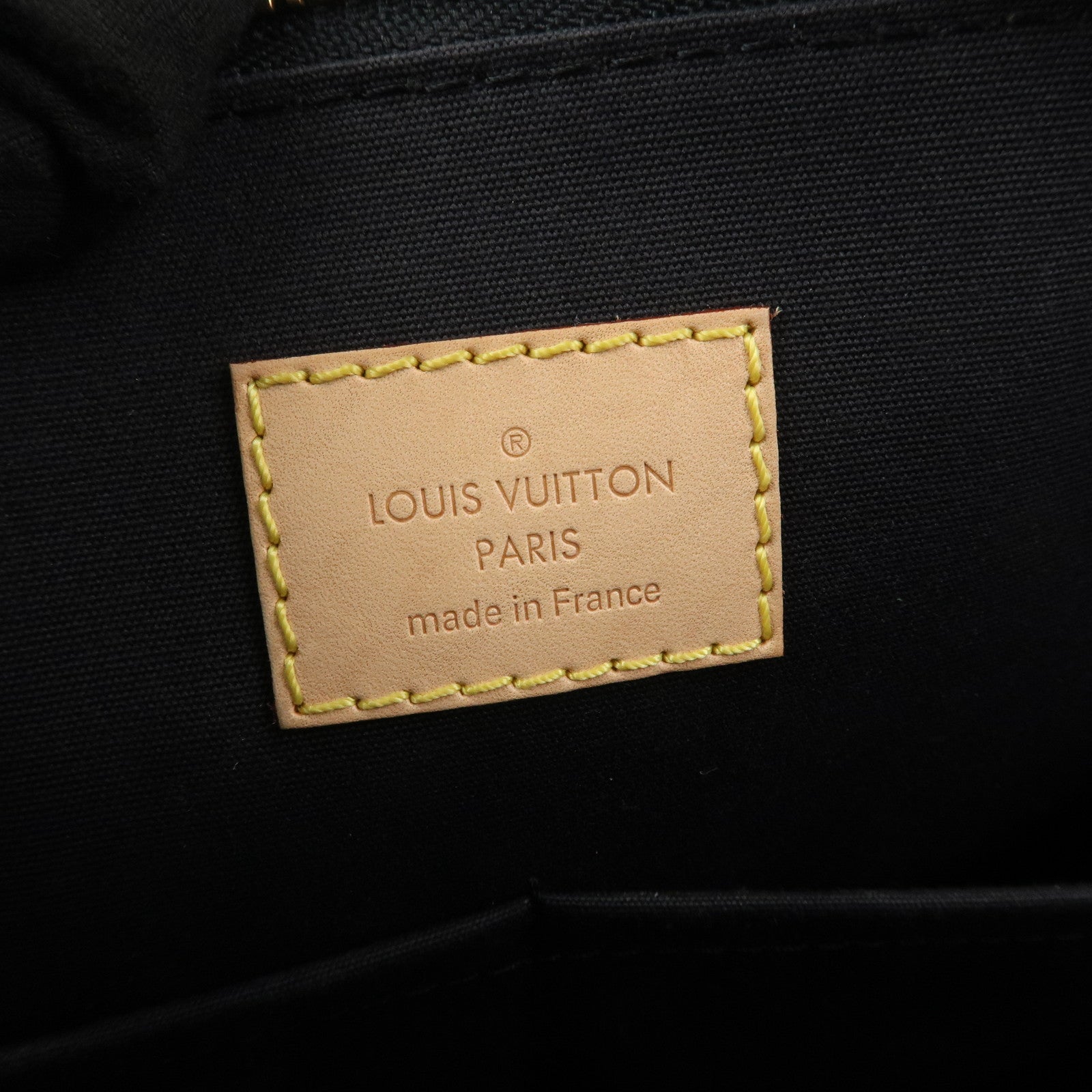 Louis Vuitton Monogram Vernis Sticker Alma PM Hand Bag M50466