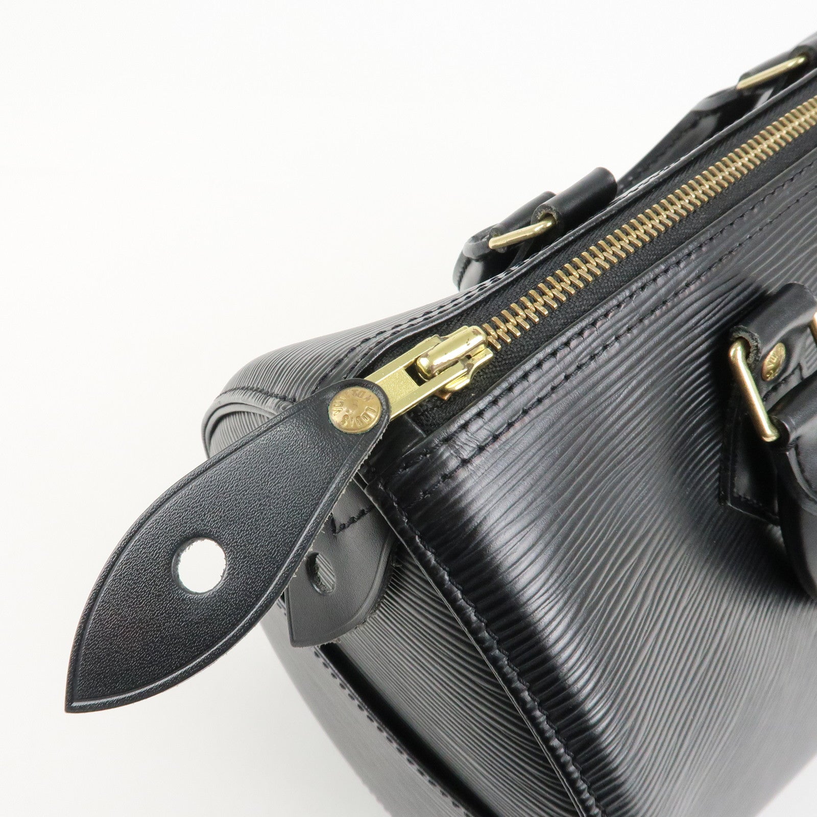 Louis Vuitton Epi Speedy 25 Hand Bag Boston Bag Noir M59032 Used