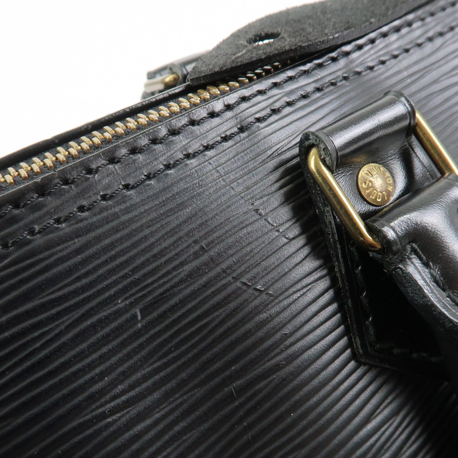 Louis Vuitton Epi Speedy 25 Boston Bag Hand Bag Noir Black M43012