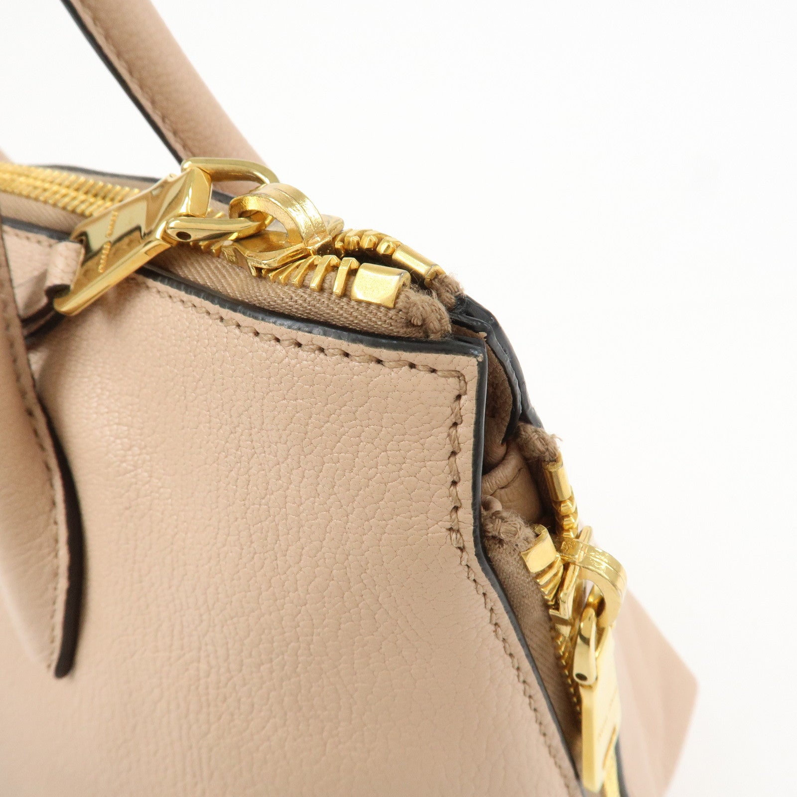 MIU MIU MADRAS 2WAY Bag Hand Bag Shoulder Bag Pink RN1016