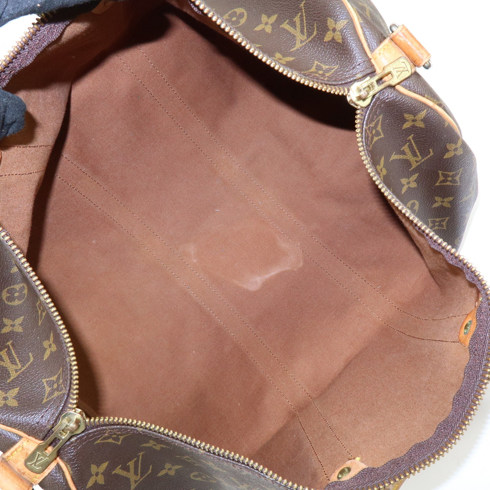 Louis Vuitton Monogram Keep All Bandouliere 45 Boston Bag M41418