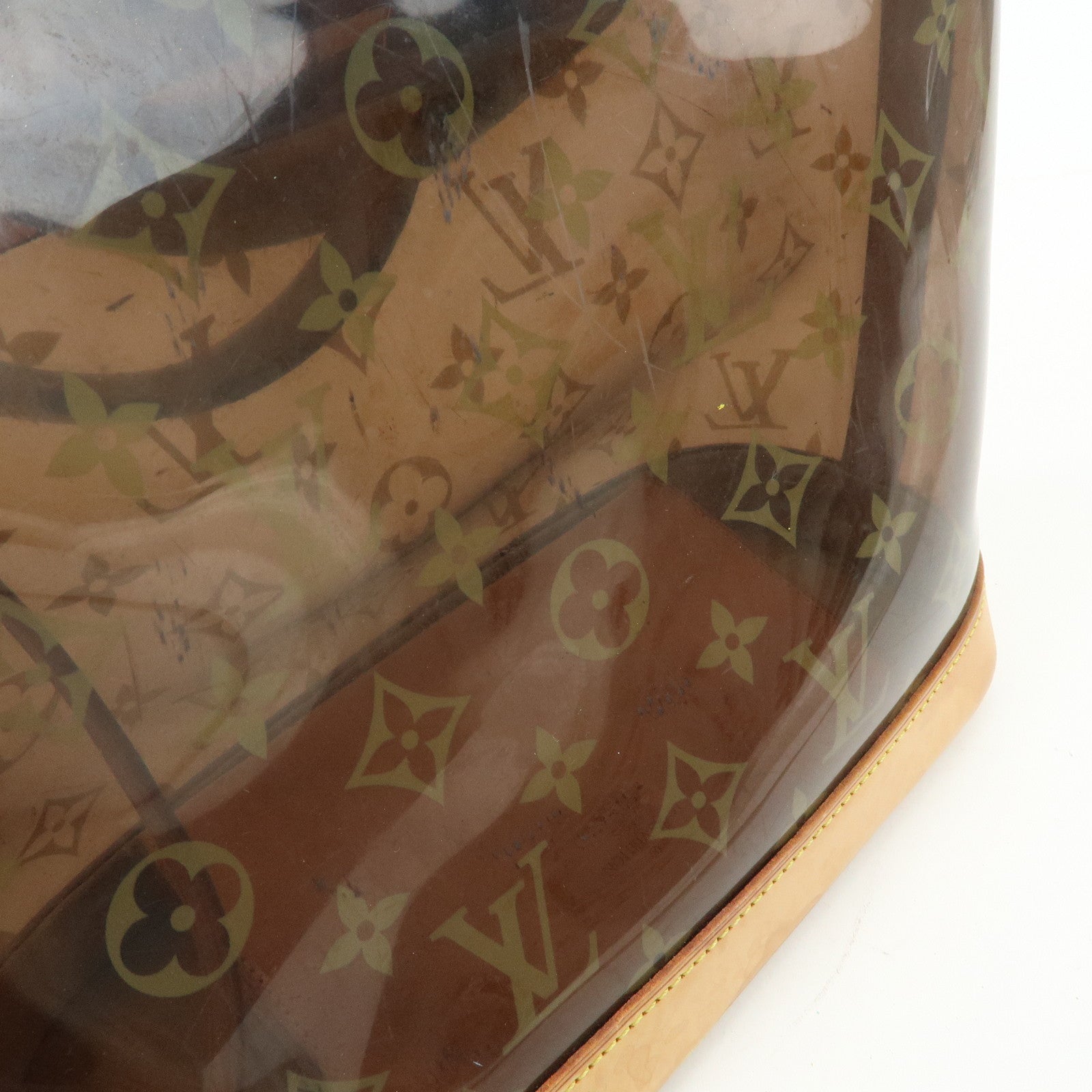Louis Vuitton Monogram Cabas Ambre PM Tote Bag Clear Brown M92502