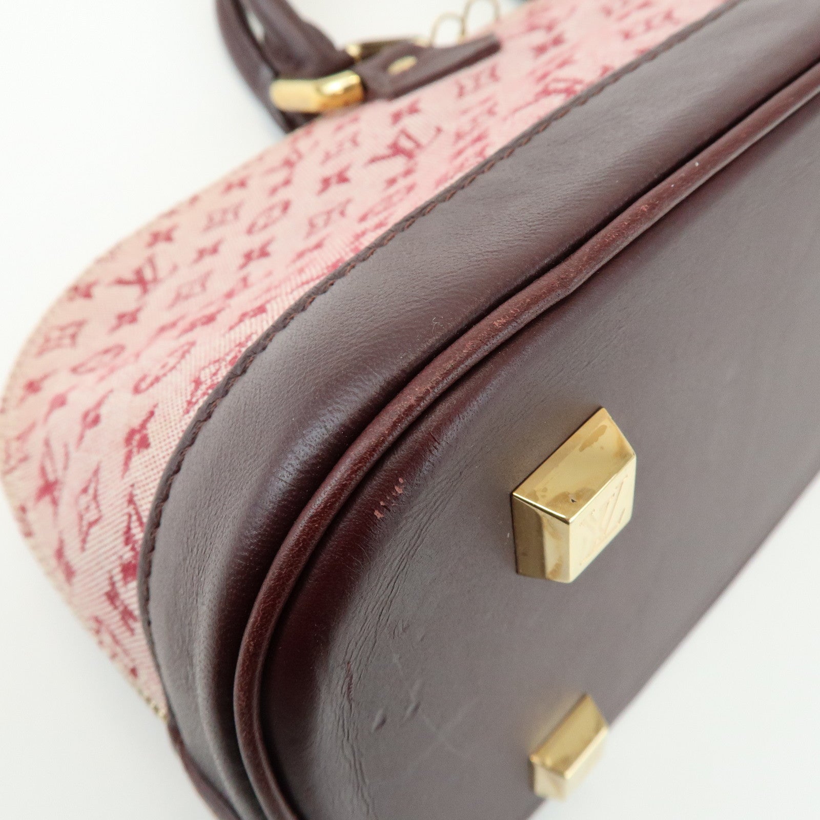 Louis Vuitton Monogram Mini Armaron Hand Bag Cerise M92207