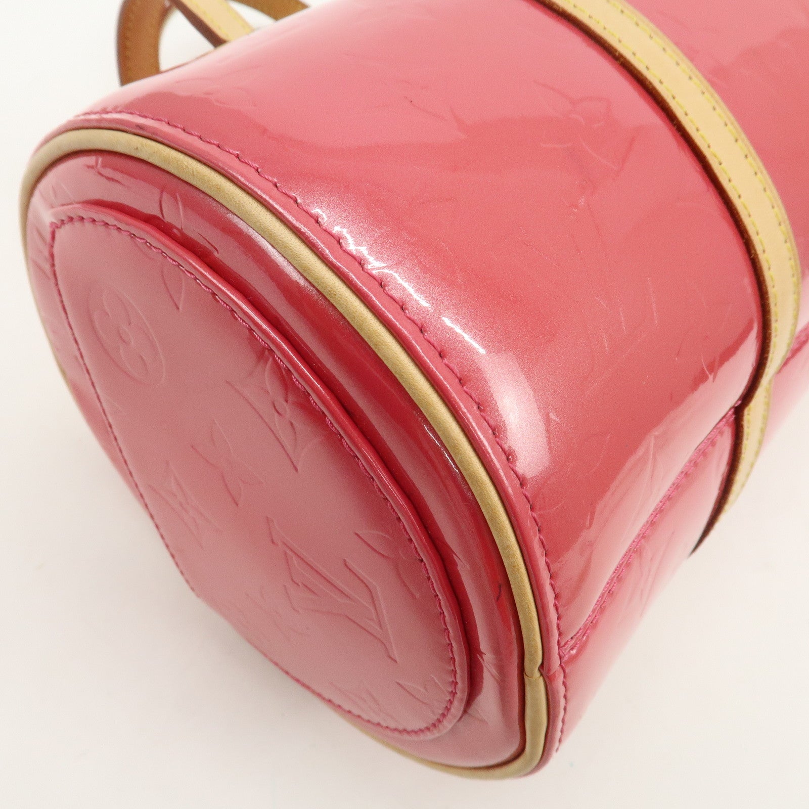 Louis Vuitton Monogram Vernis Bedford Hand Bag Framboise M9133F