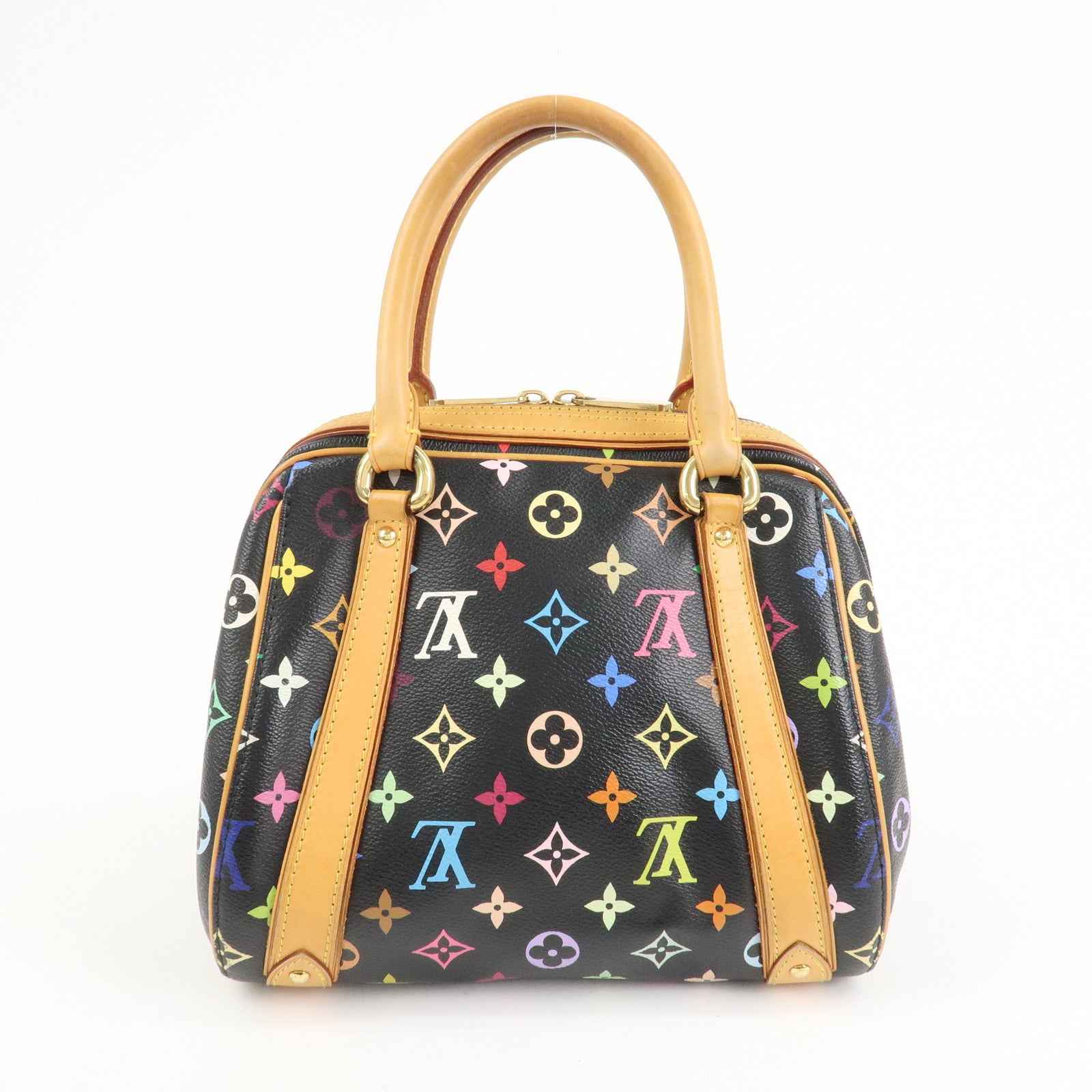 Louis Vuitton Monogram Multicolor Priscilla Hand Bag Noir M40097