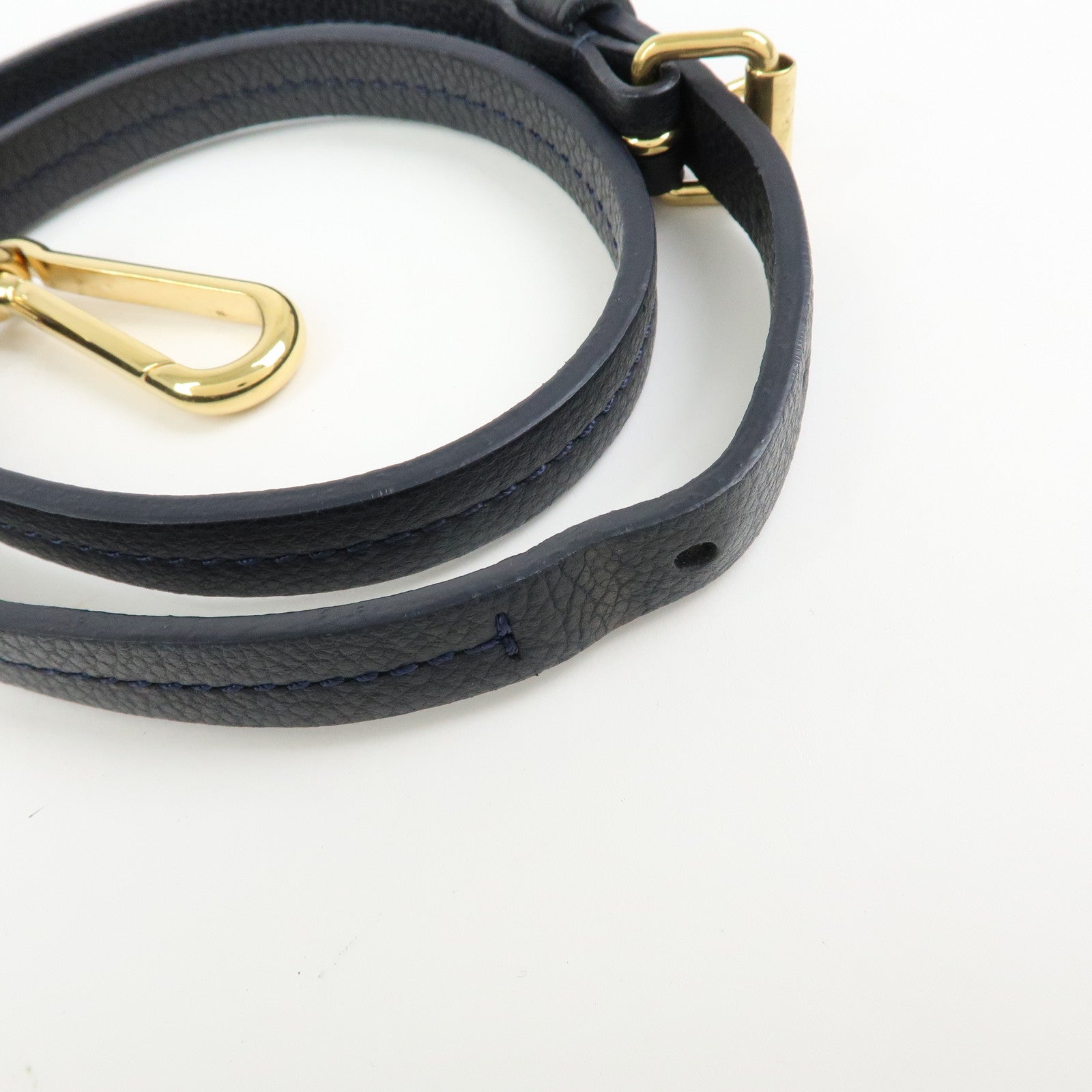 Louis Vuitton Monogram Empreinte Luminuse PM Tote Bag Navy M93410