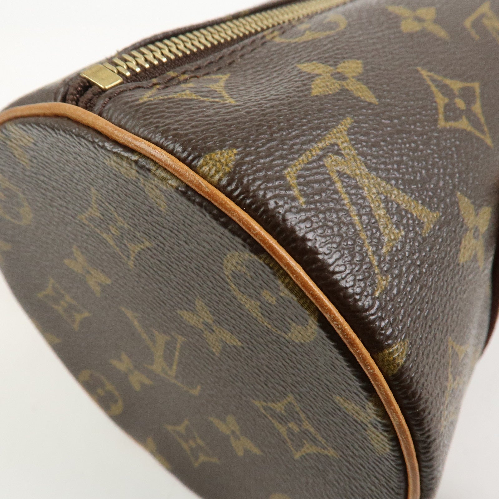 Louis Vuitton Monogram Papillon 26 Hand Bag New Style Brown M51386
