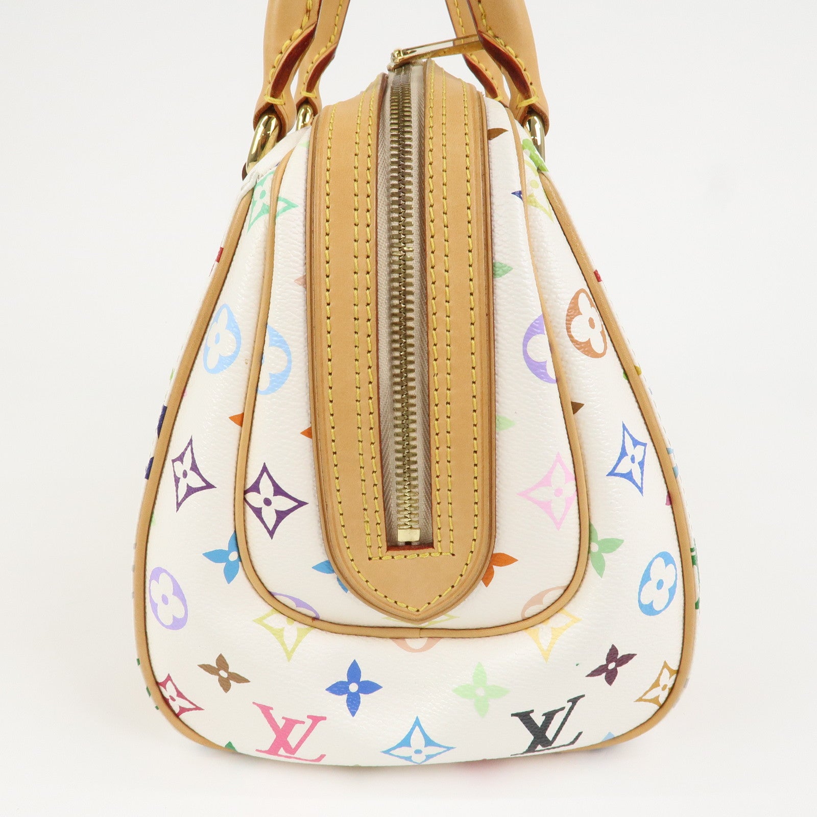 Louis Vuitton Monogram Multicolor Priscilla Hand Bag Blanc M40096
