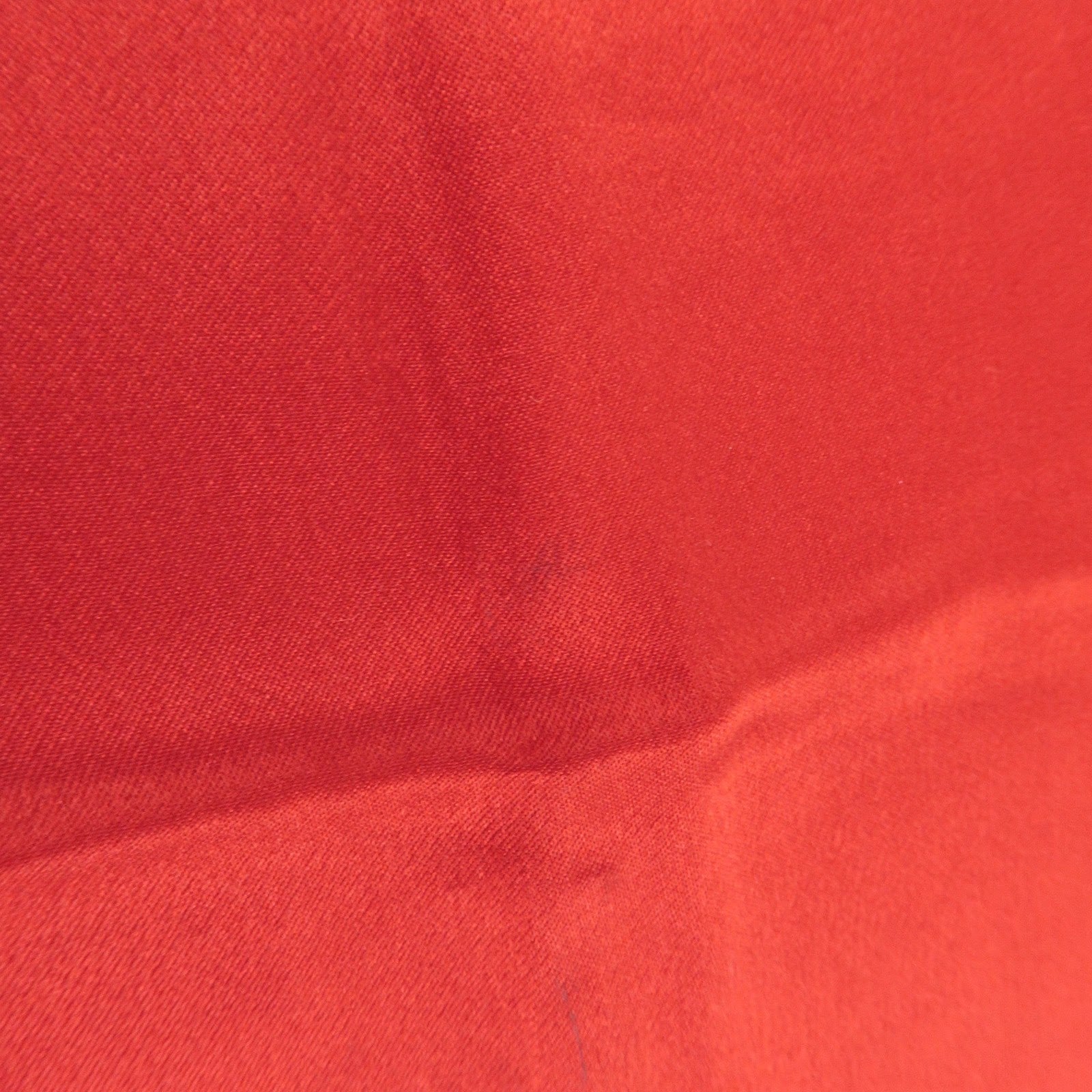 CHANEL Silk 100% Scarf Rose Print Floral Pattern 93x93 Red Gold