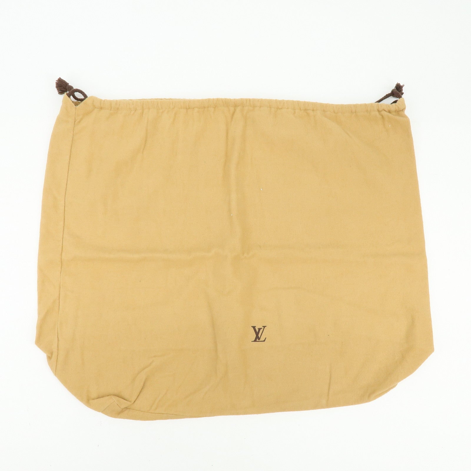 Louis Vuitton Set of 12 Dust Bag Storage Bag Drawstring Style Beige