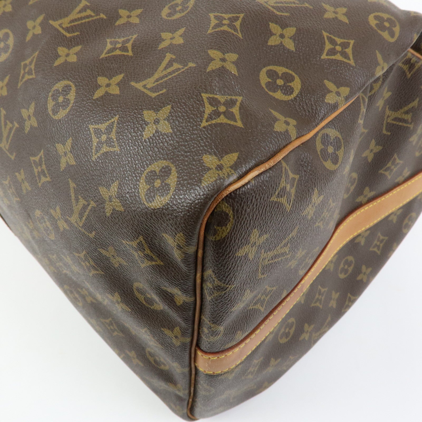 Louis Vuitton Monogram Keep All 60 Boston Bag Brown M41422