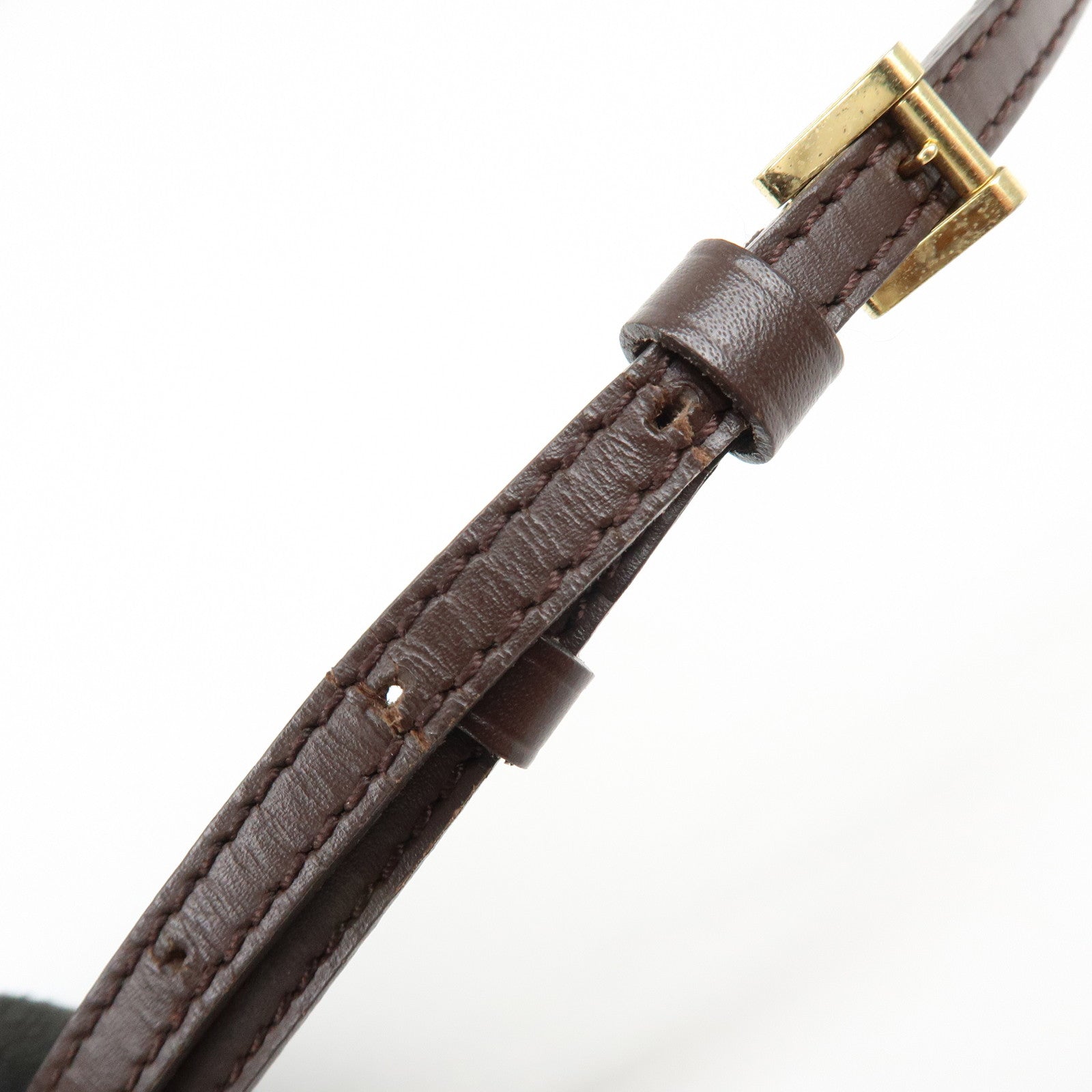 Louis Vuitton Damier Pochette Ipanema Shoulder Bag Ebene N51296