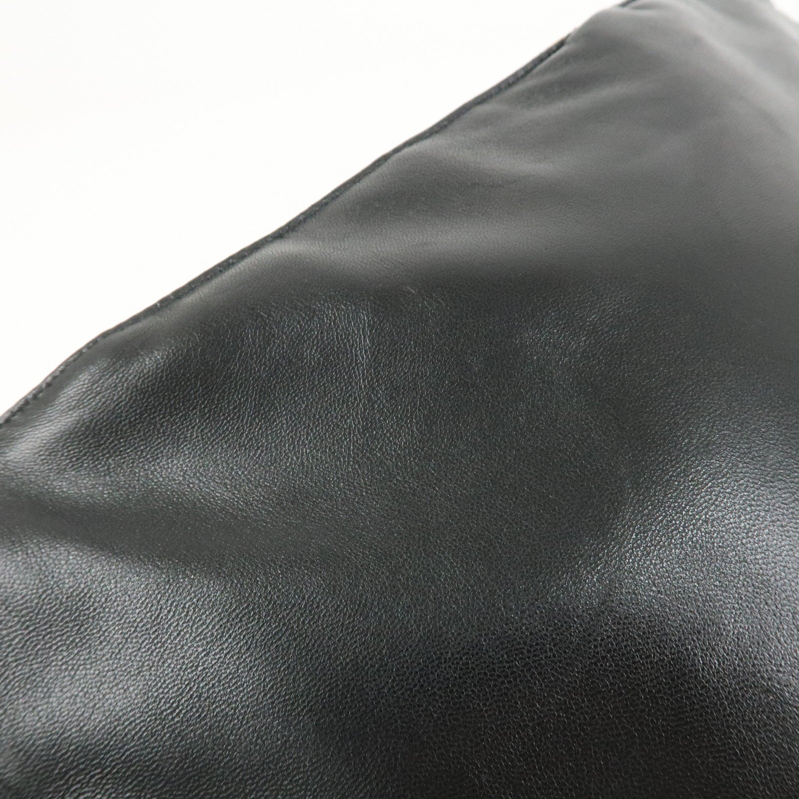 LOEWE Anagram Leather Tote Bag Leopard Black