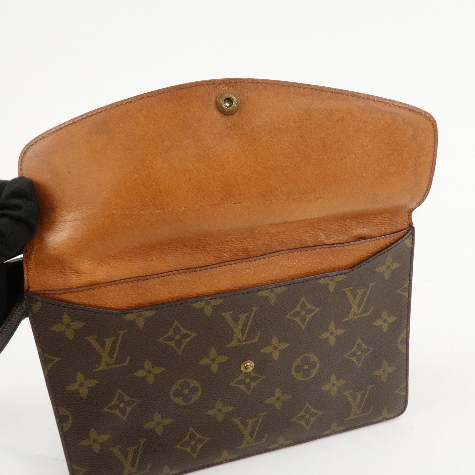 Louis Vuitton Monogram Double Rabat Shoulder Bag Brown M51815