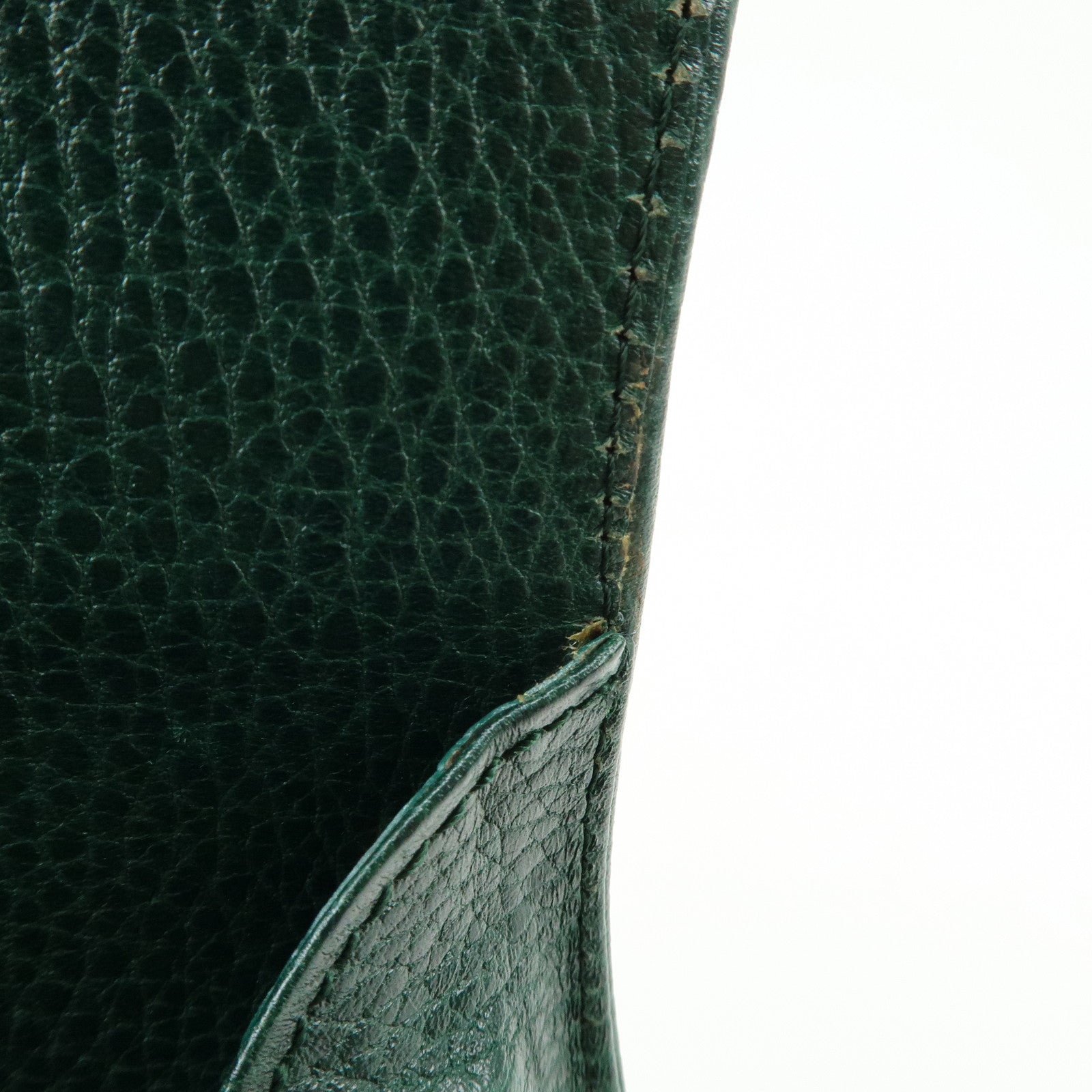 Cartier Must de Cartier Leather Flap Shoulder Bag Green