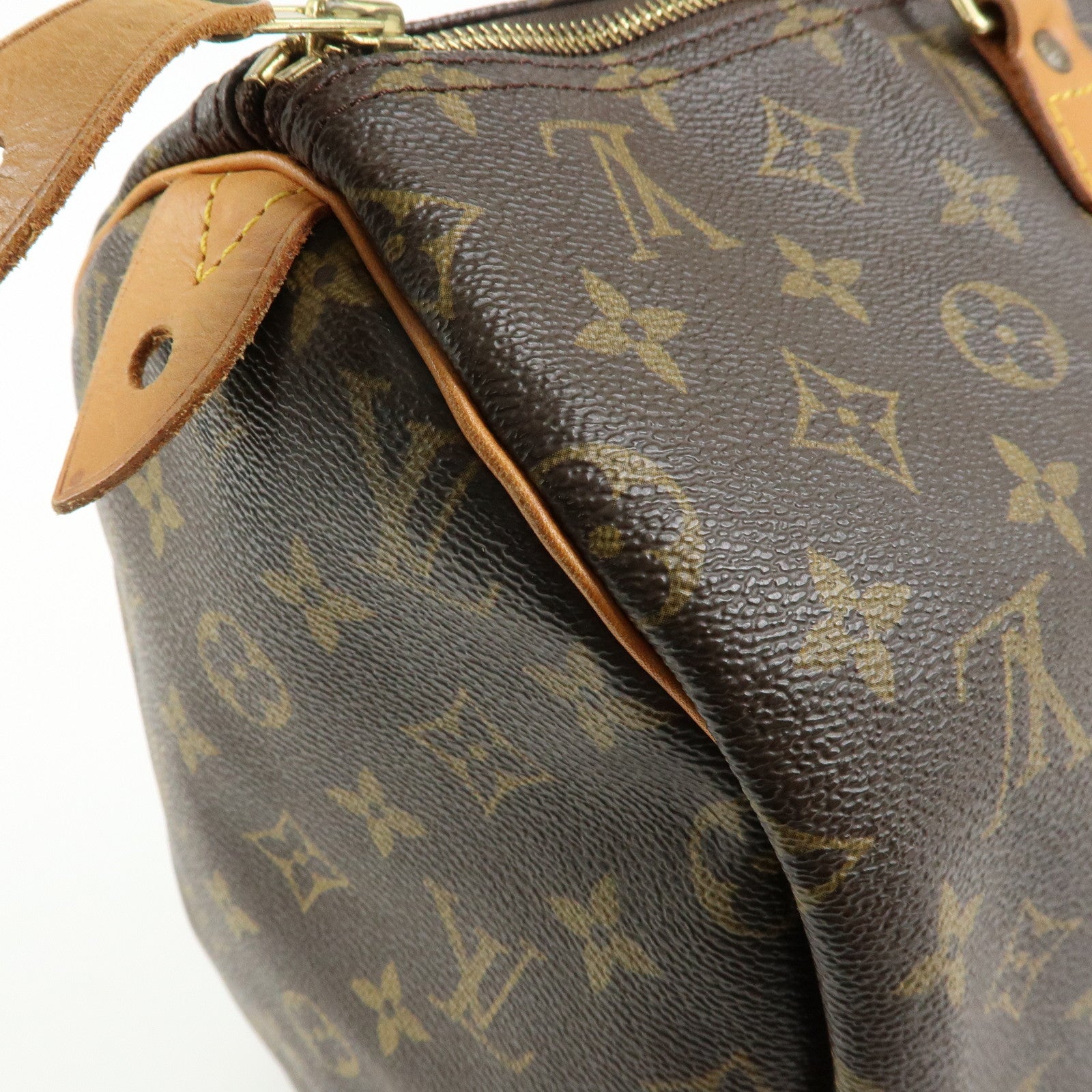 Louis Vuitton Monogram Speedy 40 Hand Bag Boston Bag Brown M41522