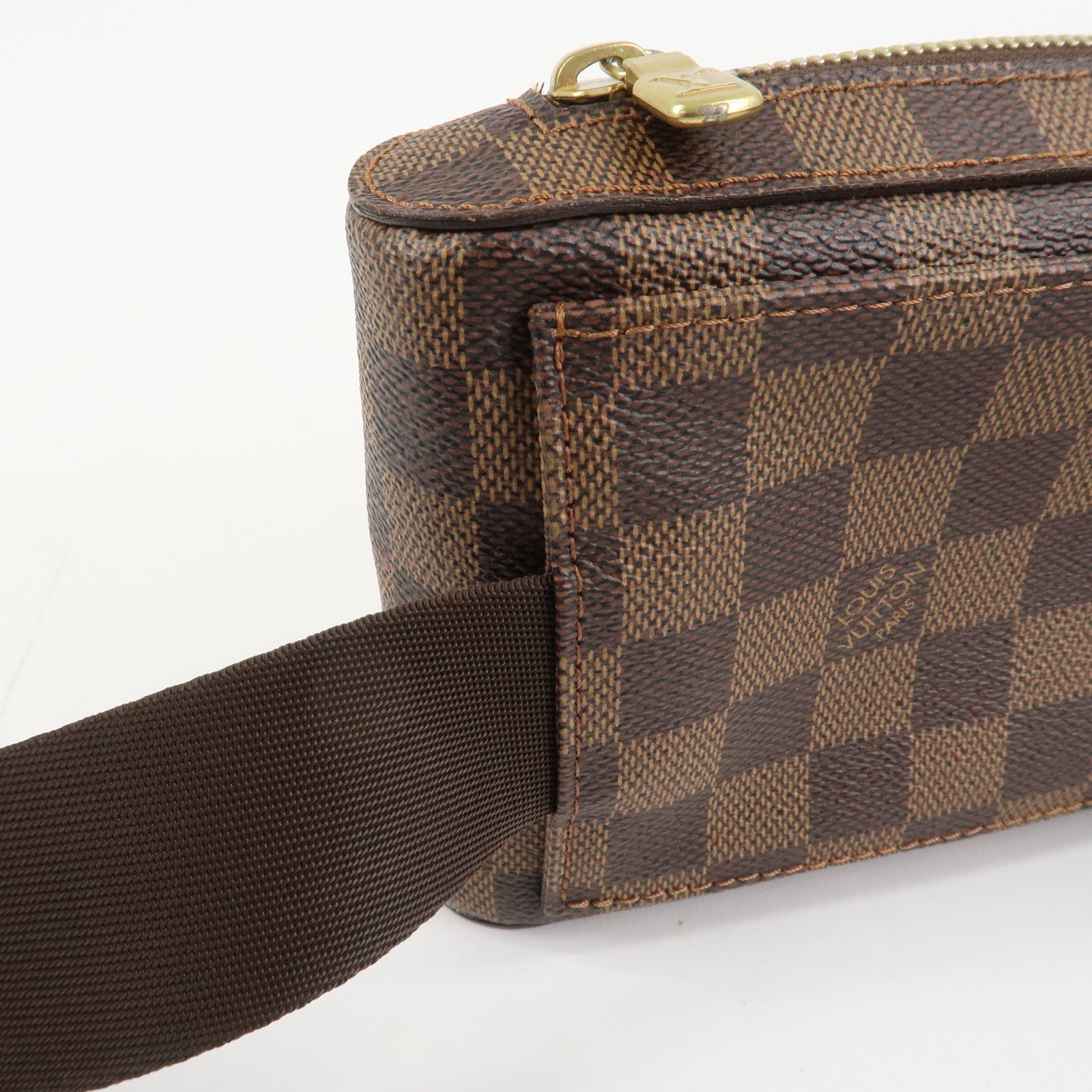 Louis Vuitton Damier Ebene Geronimos Crossbody Bag Waist Bag N51994 Used