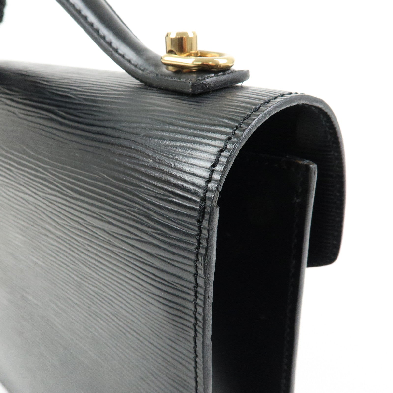 Louis Vuitton Epi Monceau 2Way Shoulder Bag Hand Bag Noir M52122