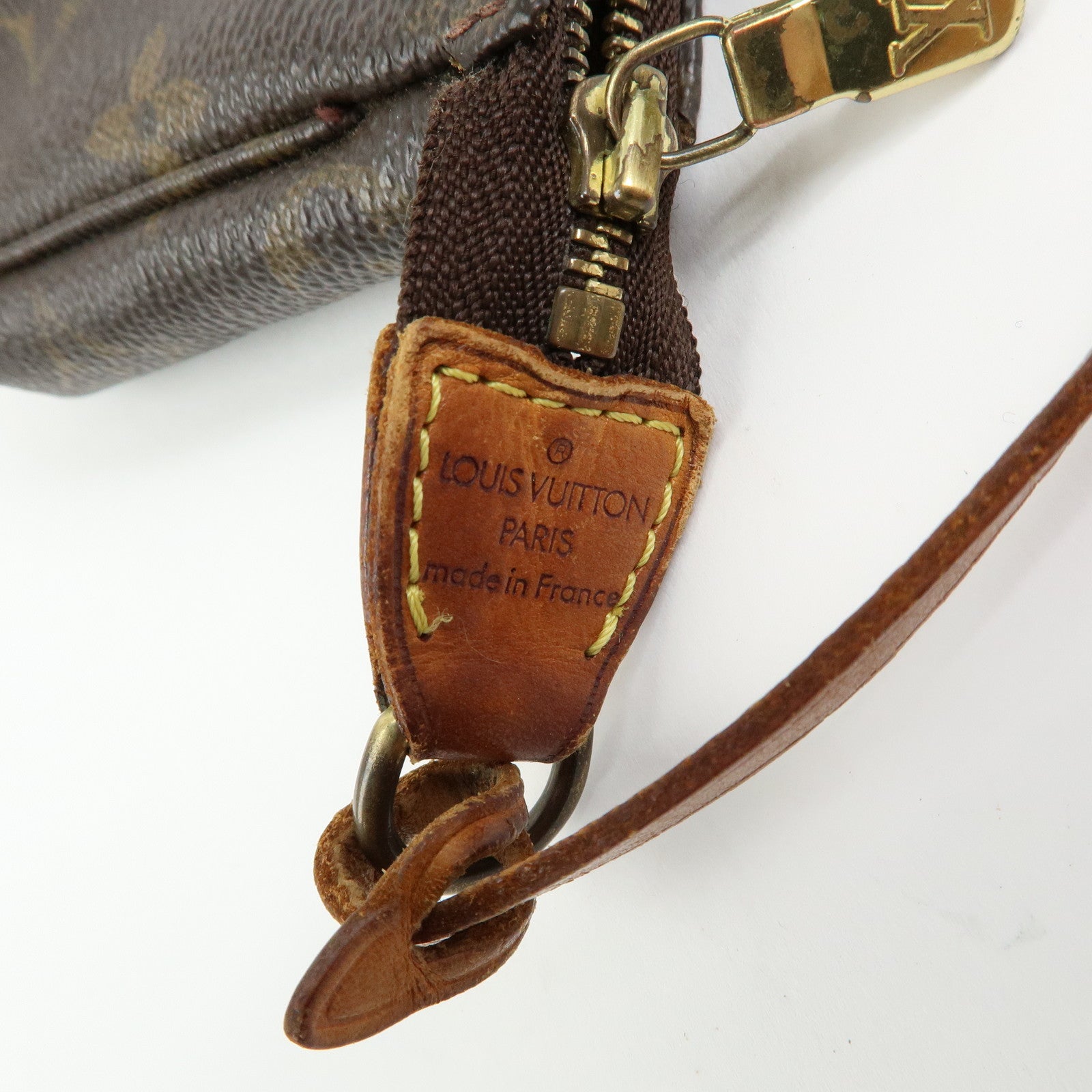 Louis Vuitton Monogram Pochette Accessoires Pouch Hand Bag M51980