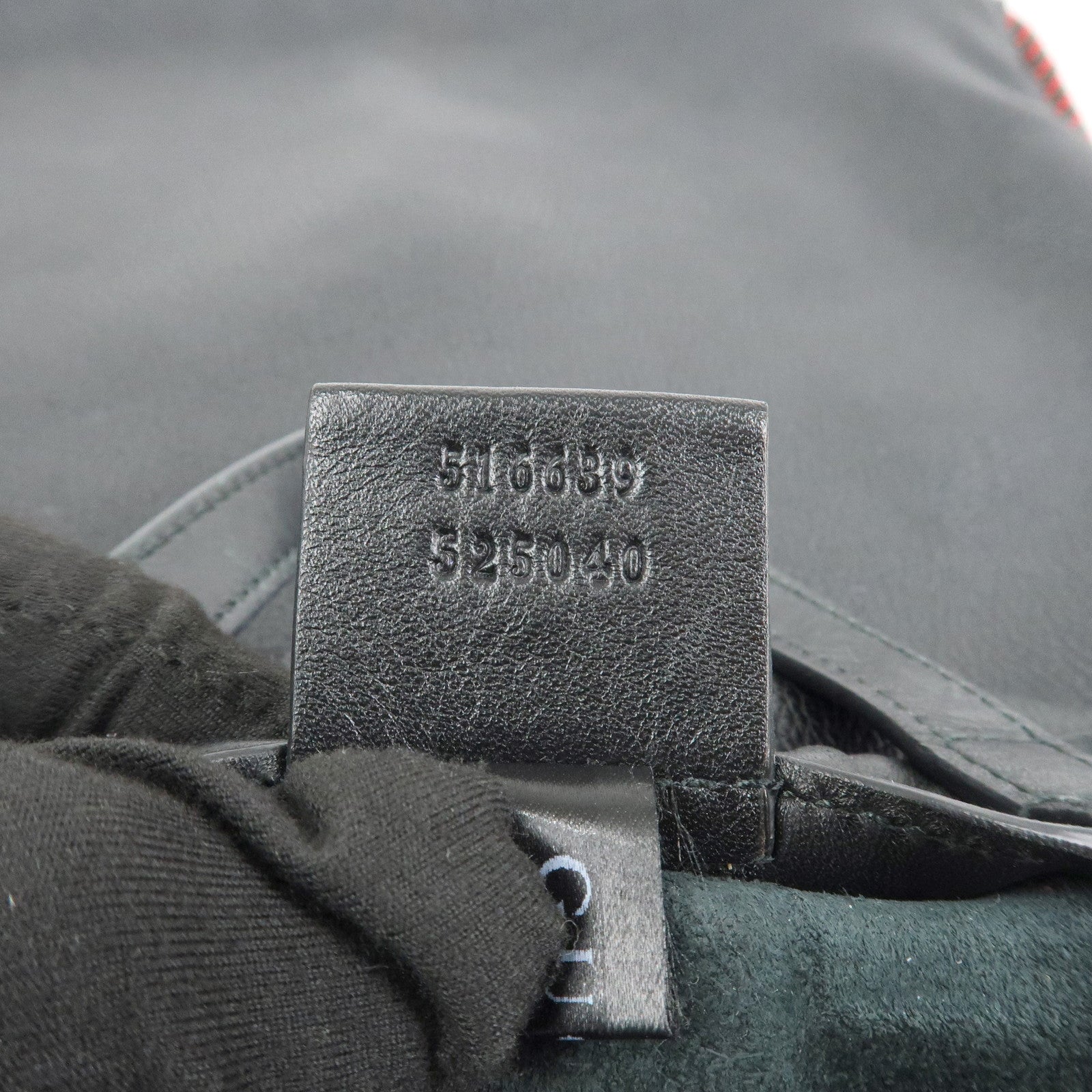 GUCCI Sherry Leather Backpack Rucksack Black 516639