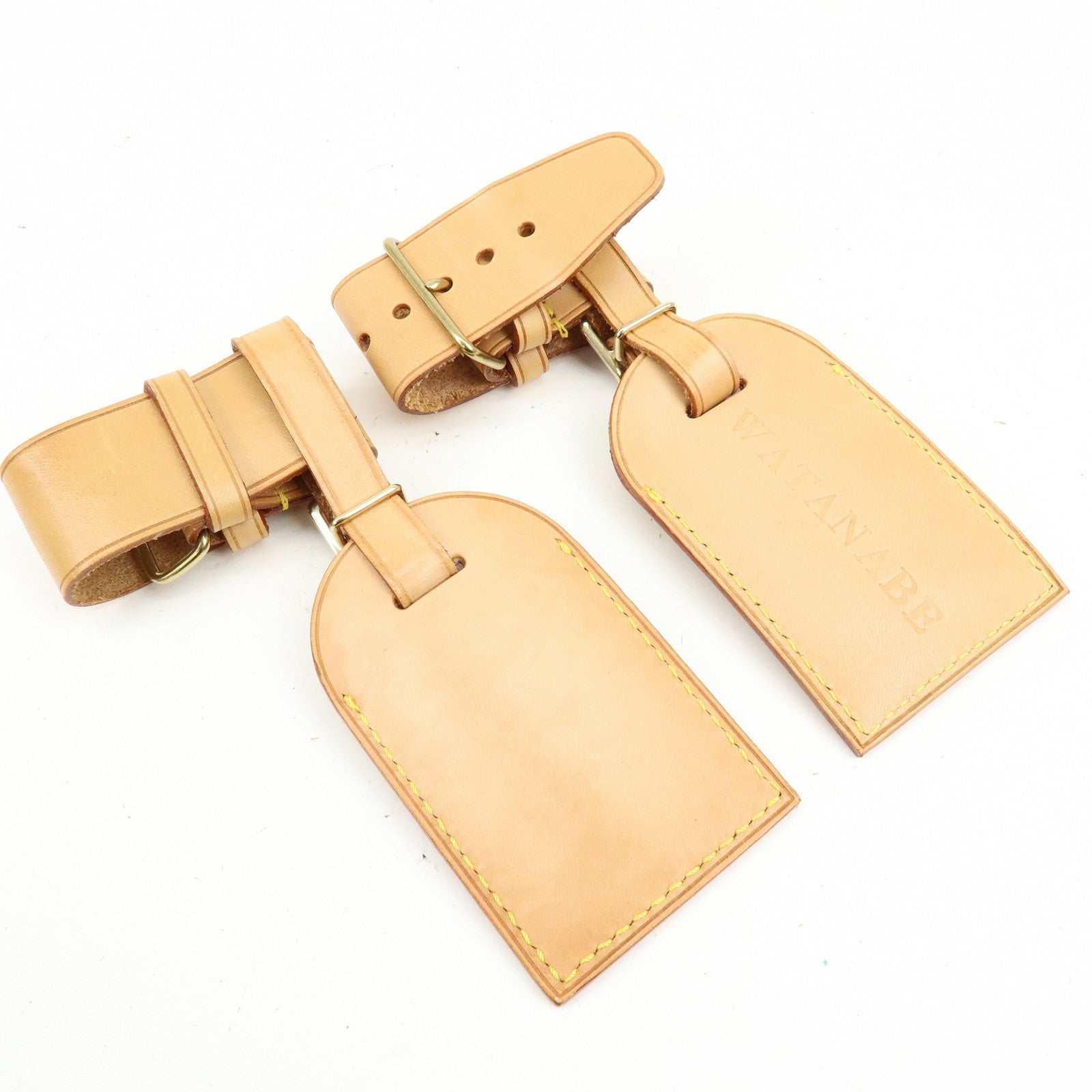 Louis Vuitton Set of 10 Leather Name Tag & Poignet